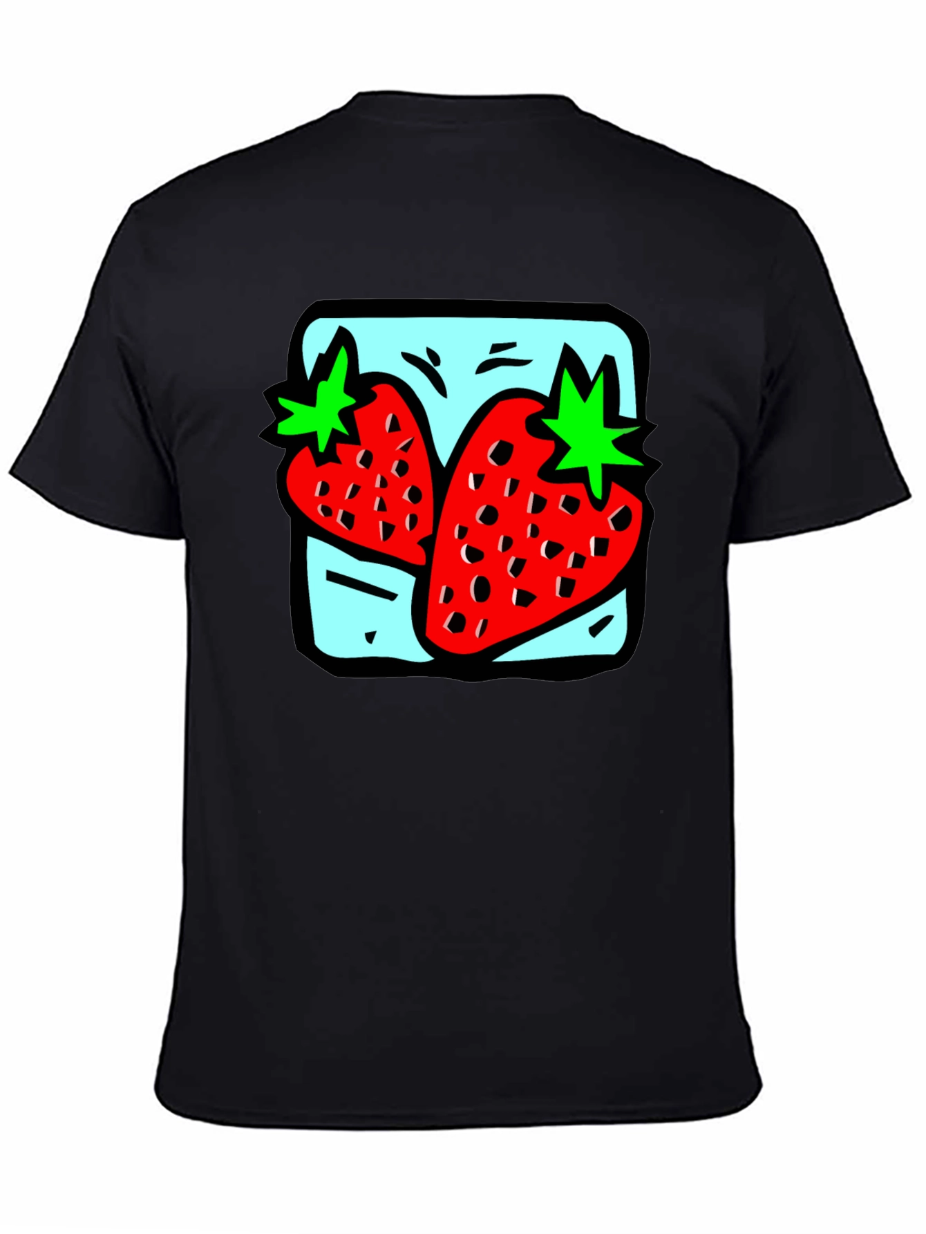 Strawberry Graphic Tee - Quirky Fruit Design