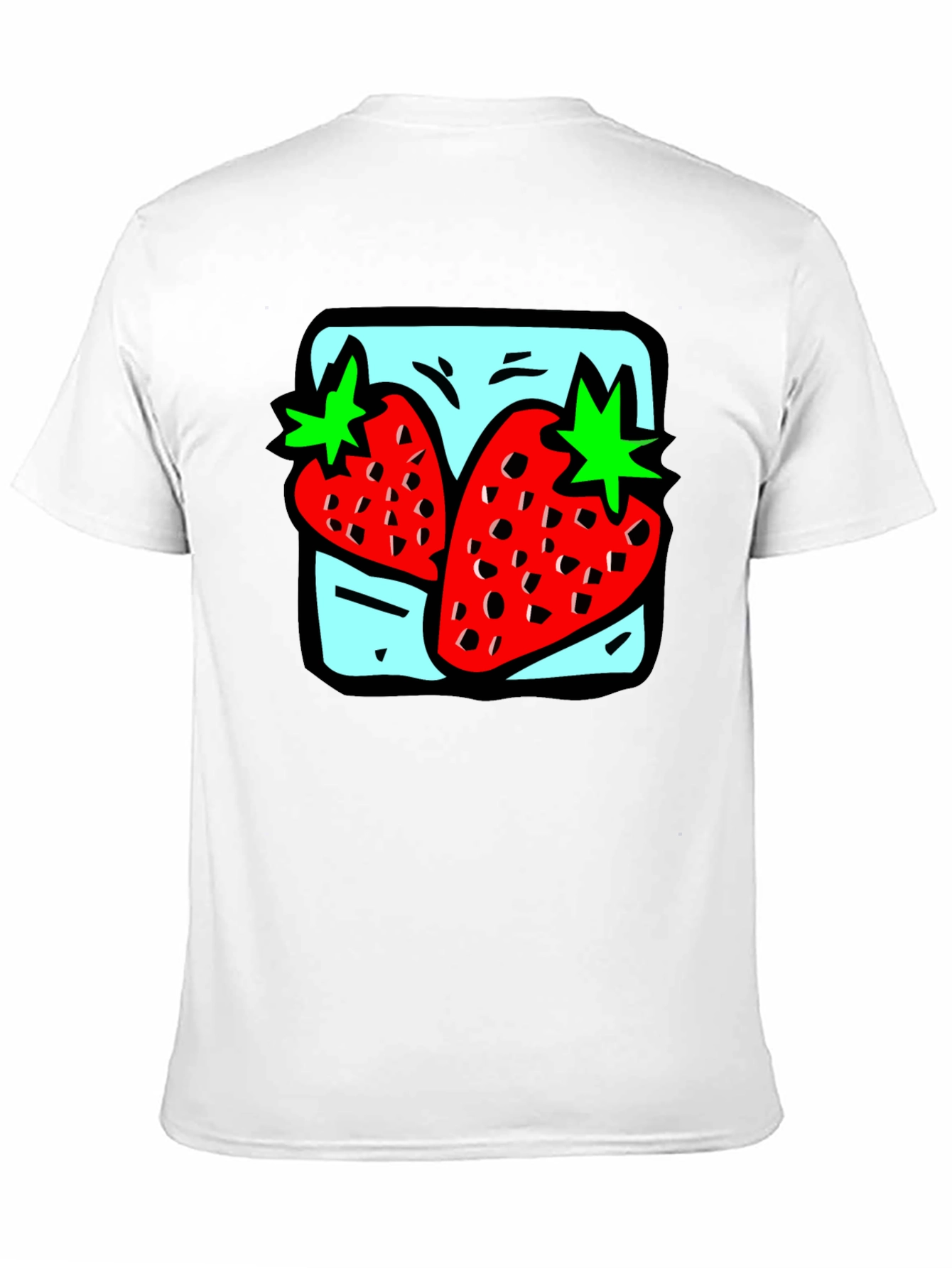 Strawberry Graphic Tee - Quirky Fruit Design