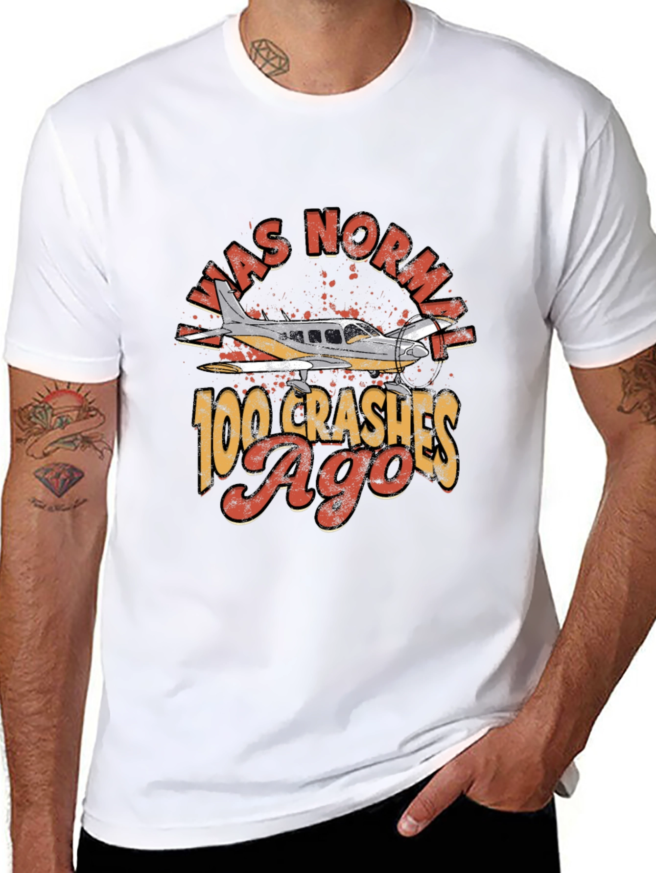 Was Normal 100 Crashes Ago Pilot T-Shirt