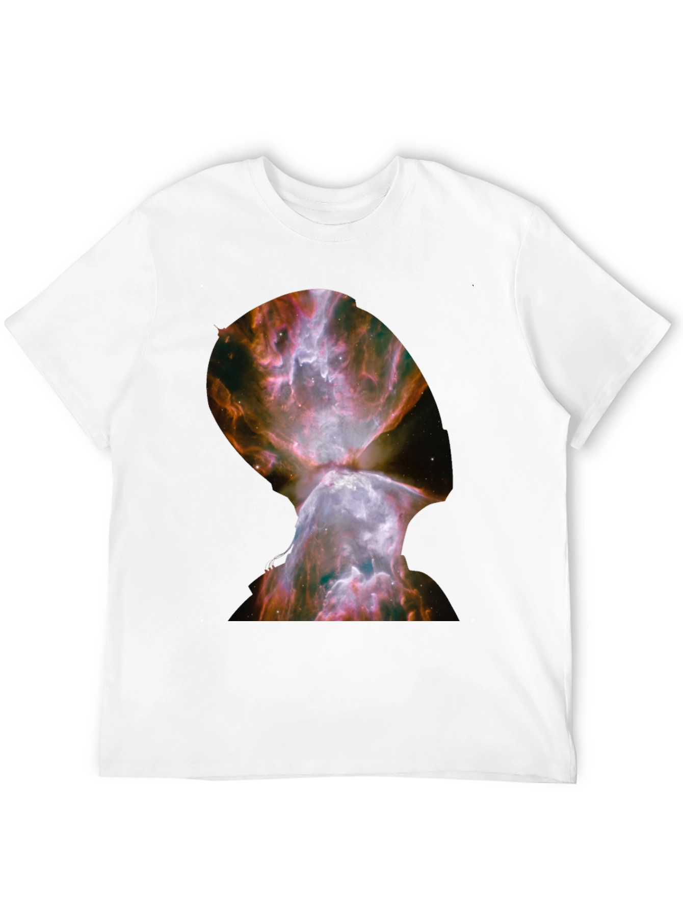 Nebula Graphic Print Black T-Shirt
