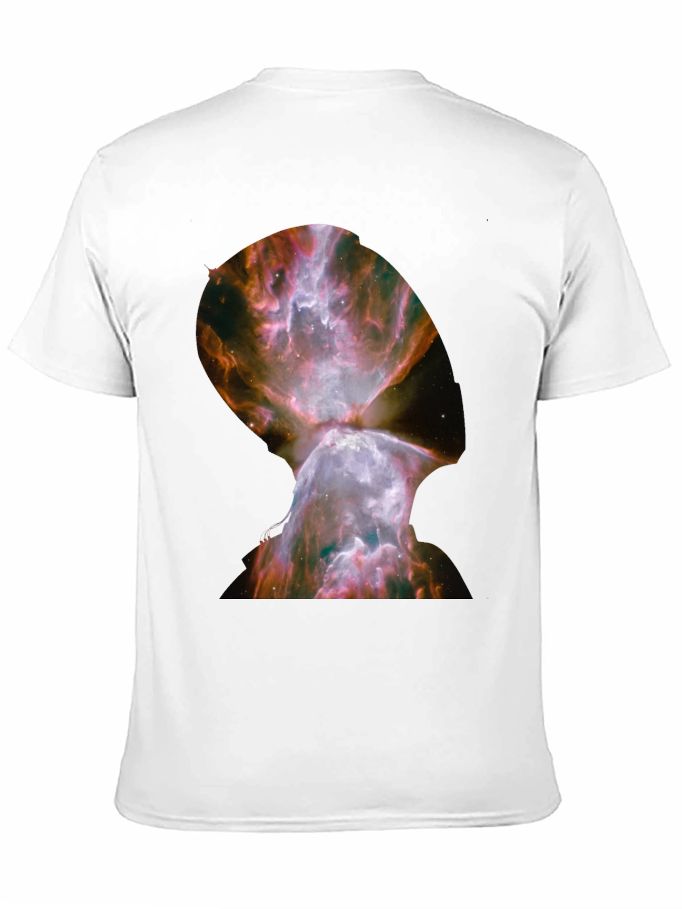 Nebula Graphic Print Black T-Shirt