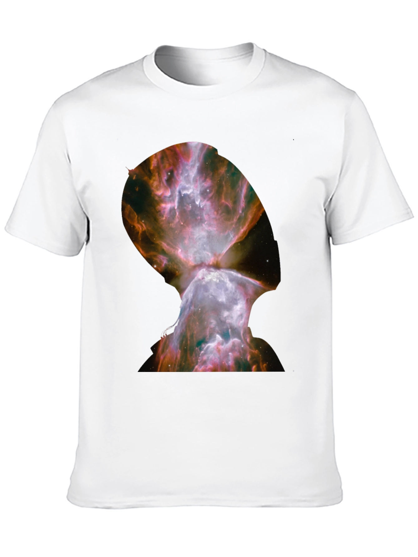 Nebula Graphic Print Black T-Shirt