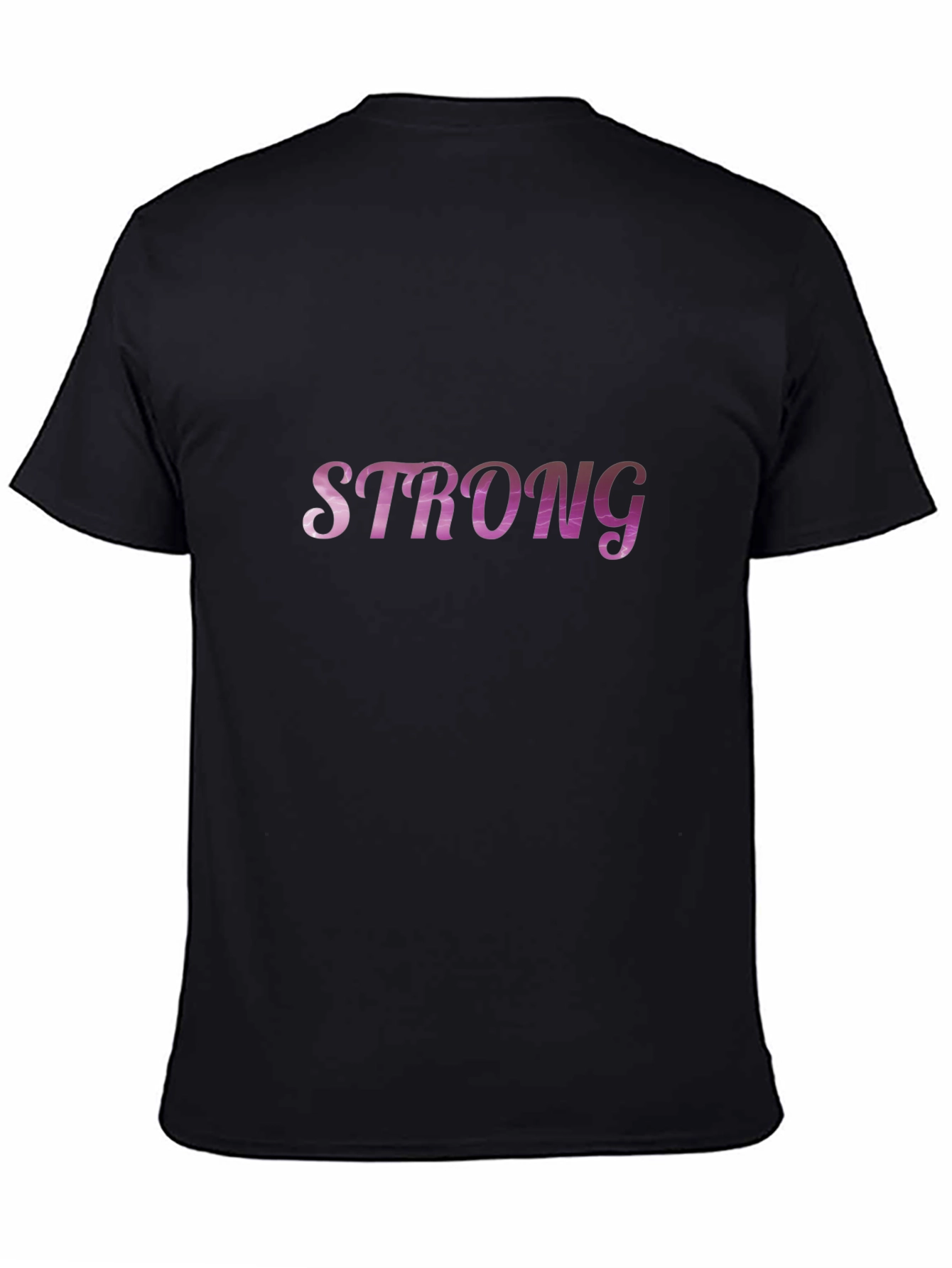 Strong Statement Tee - Black Cotton Blend