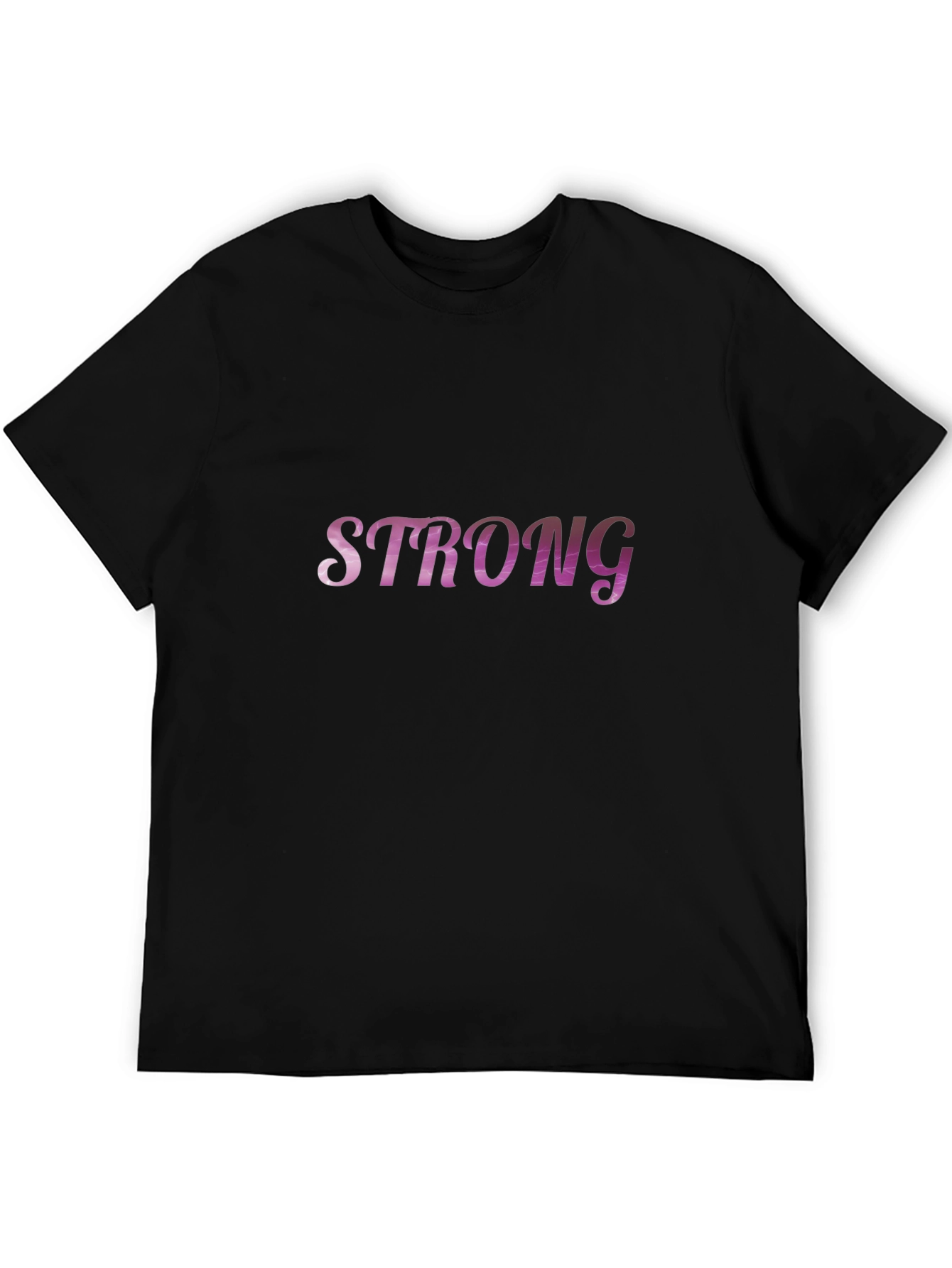 Strong Statement Tee - Black Cotton Blend