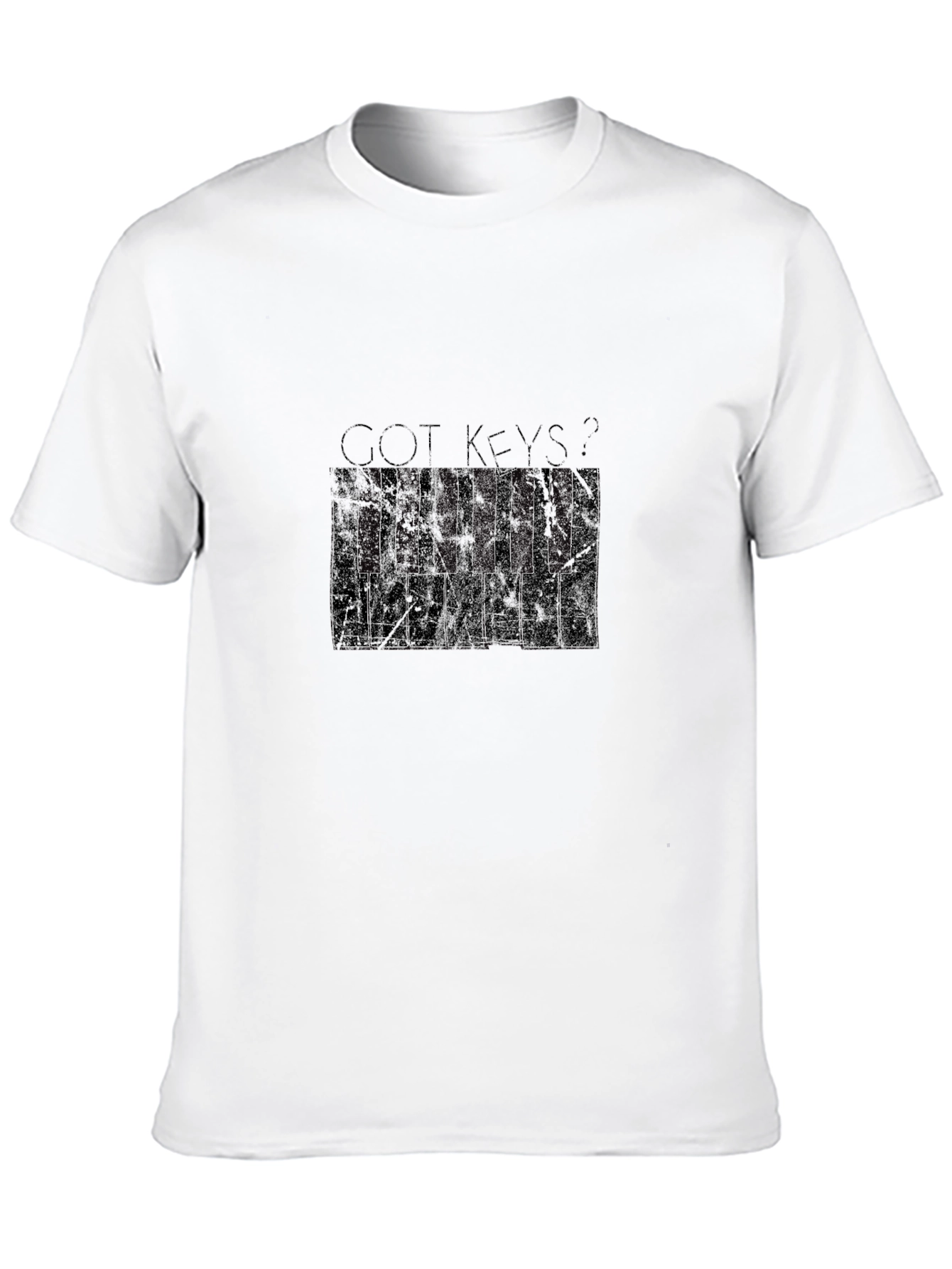 Got Keys? Piano T-Shirt - Black Graphic Tee