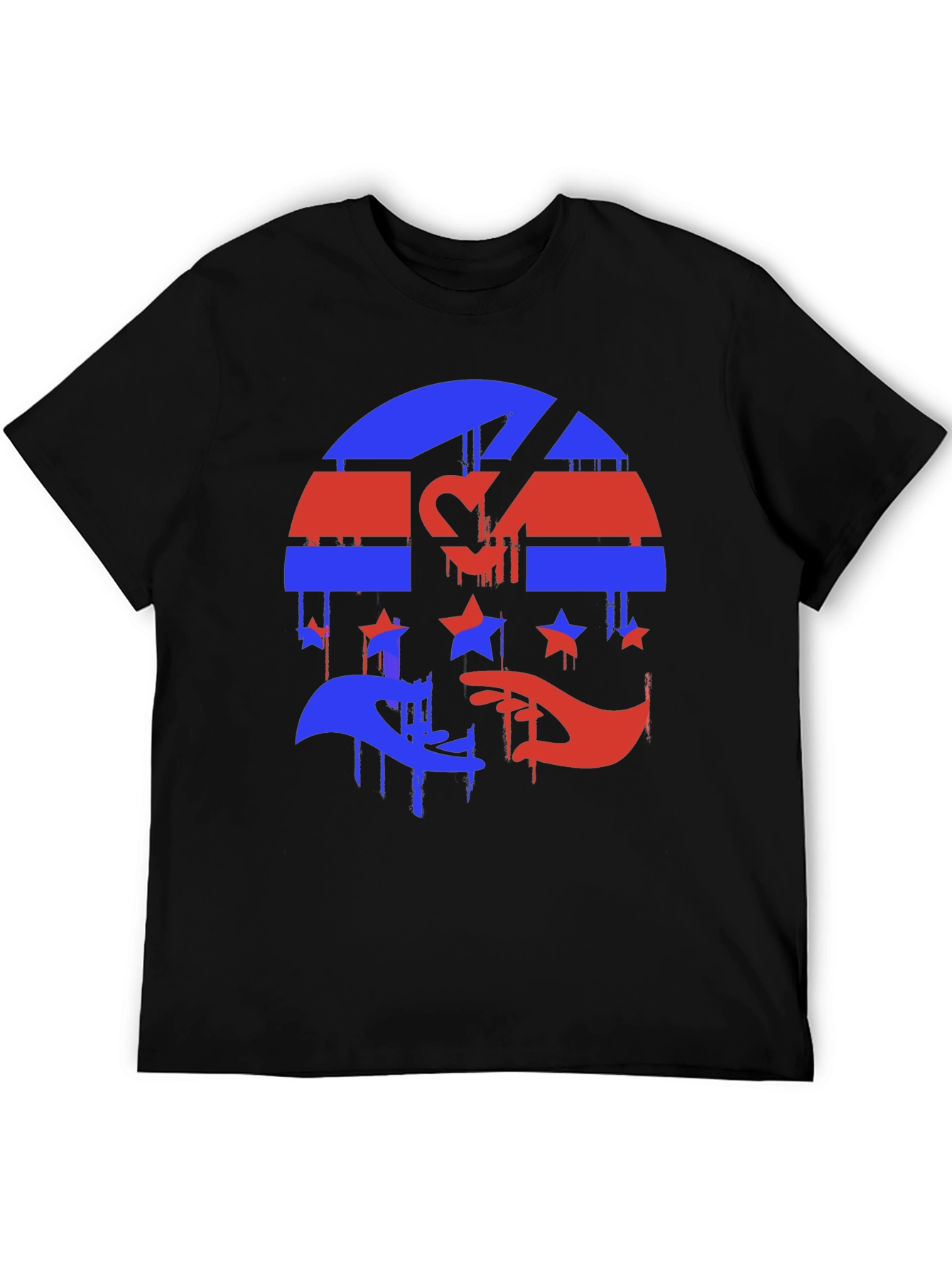 Red & Blue Graphic Tee