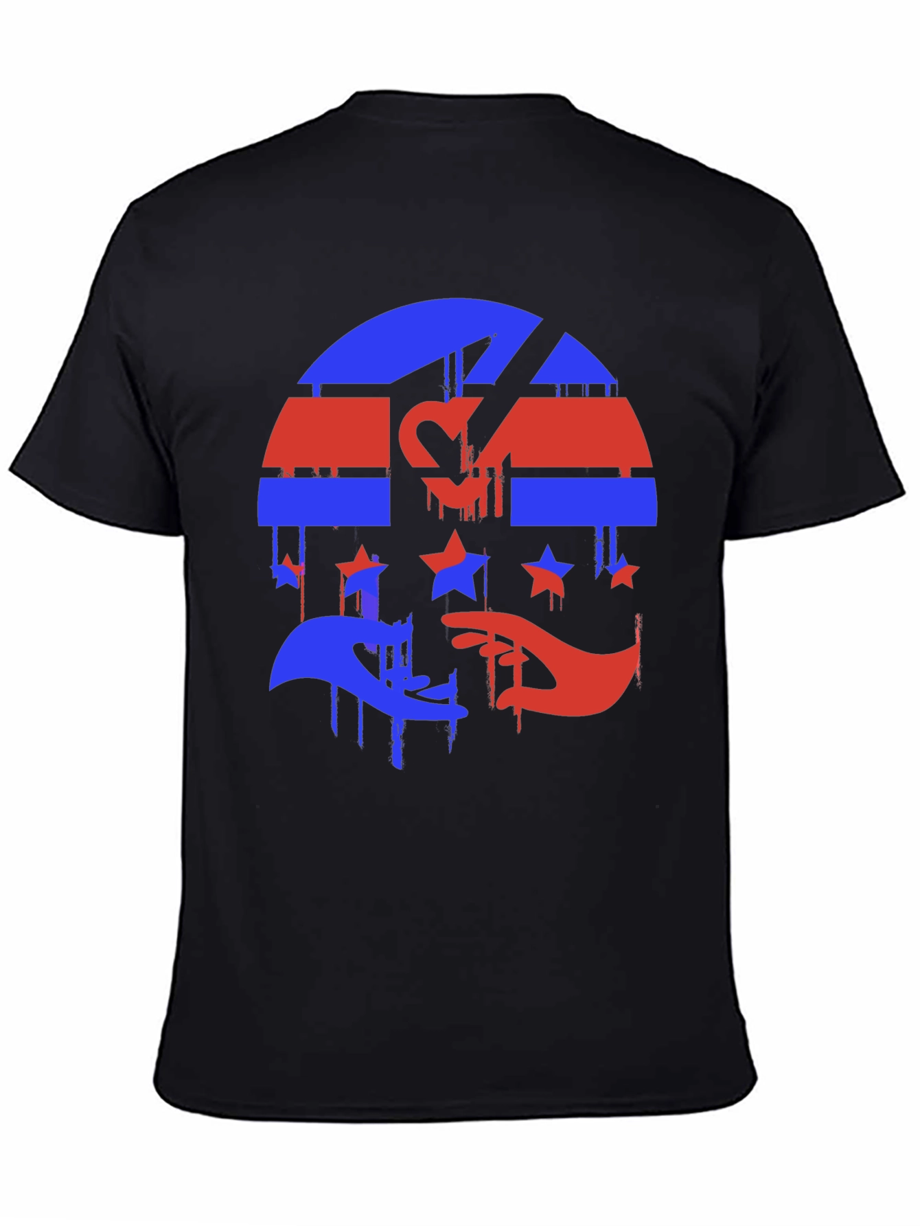 Red & Blue Graphic Tee