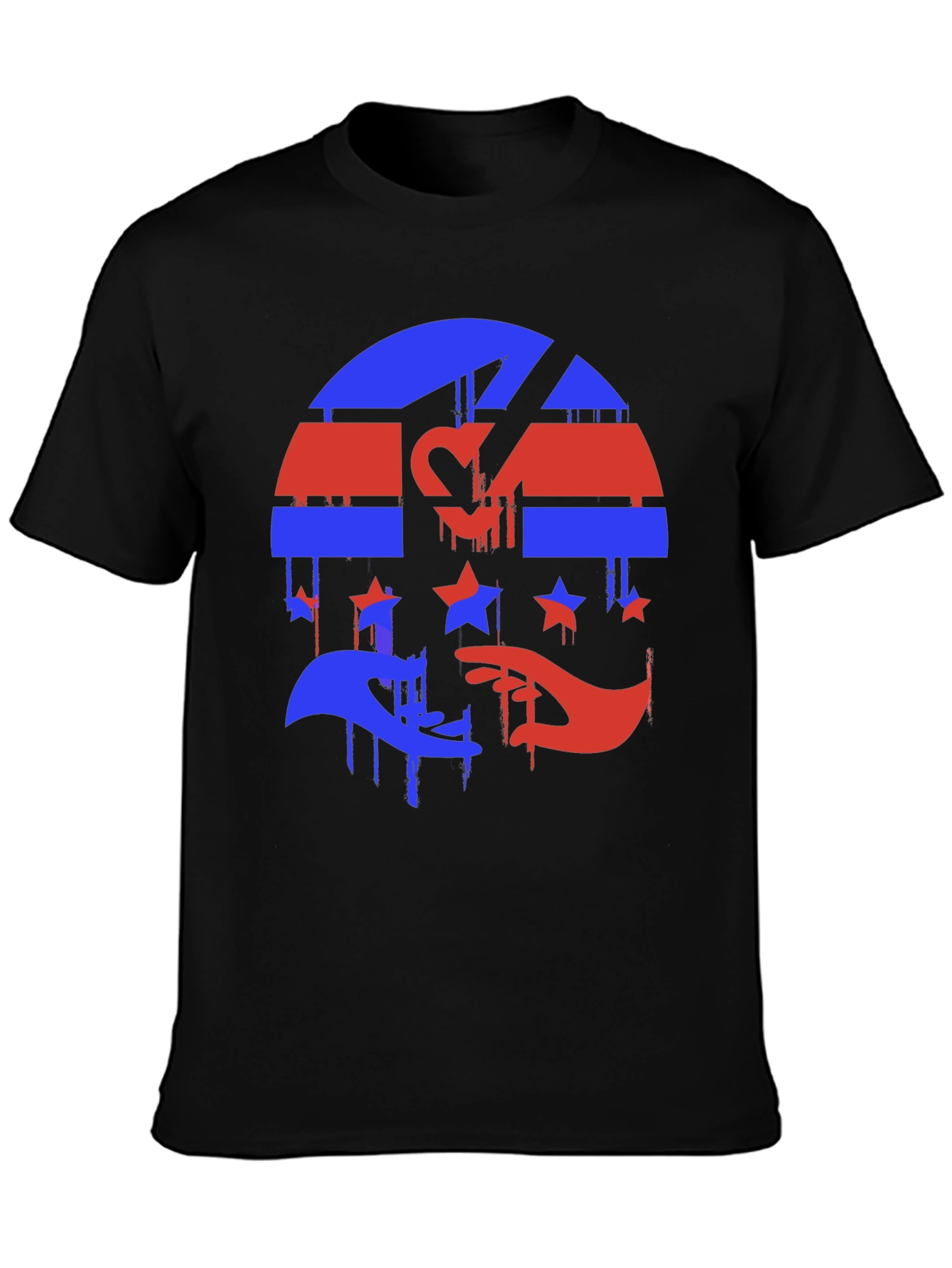Red & Blue Graphic Tee