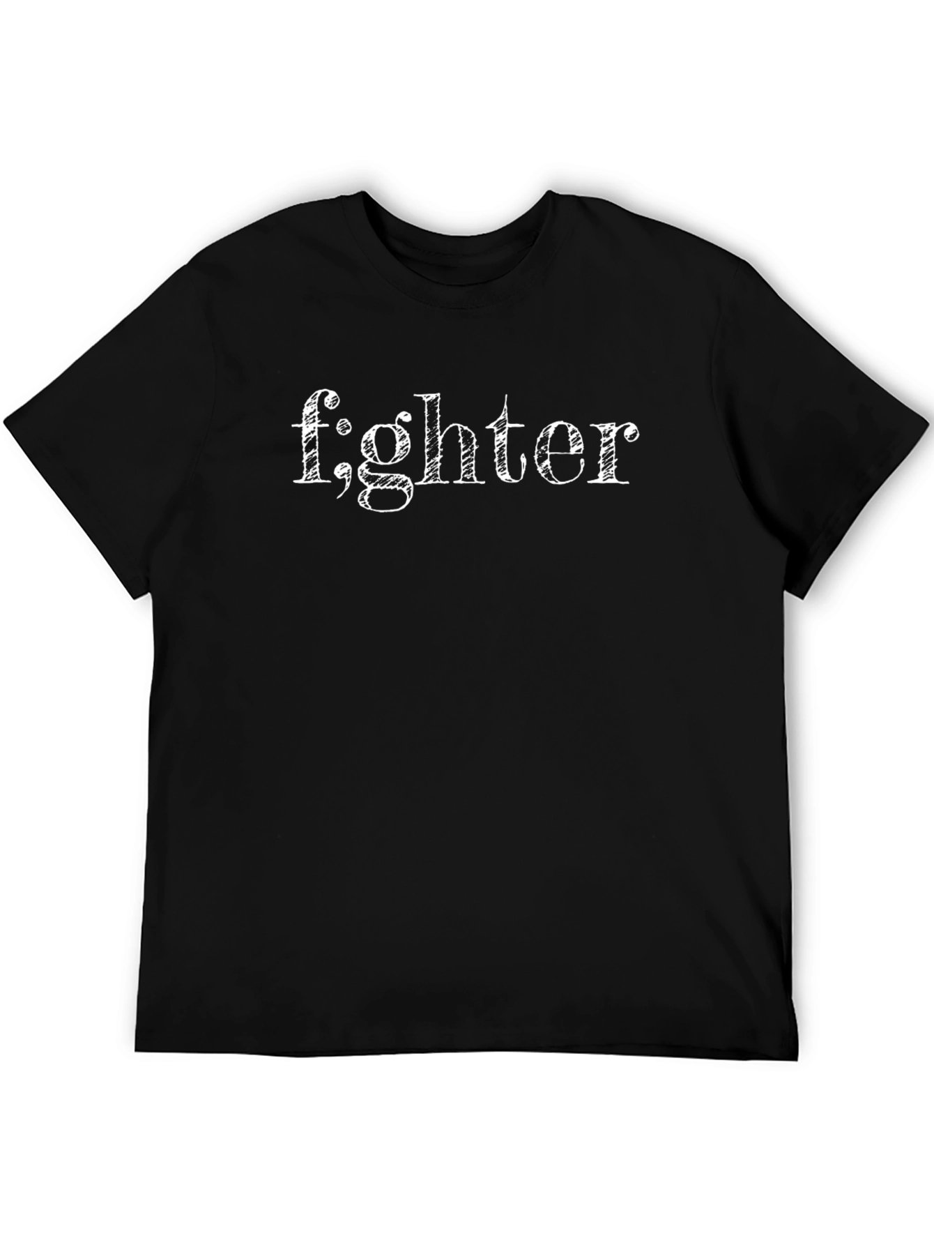 Funny Foo Fighter Style T-Shirt - Black