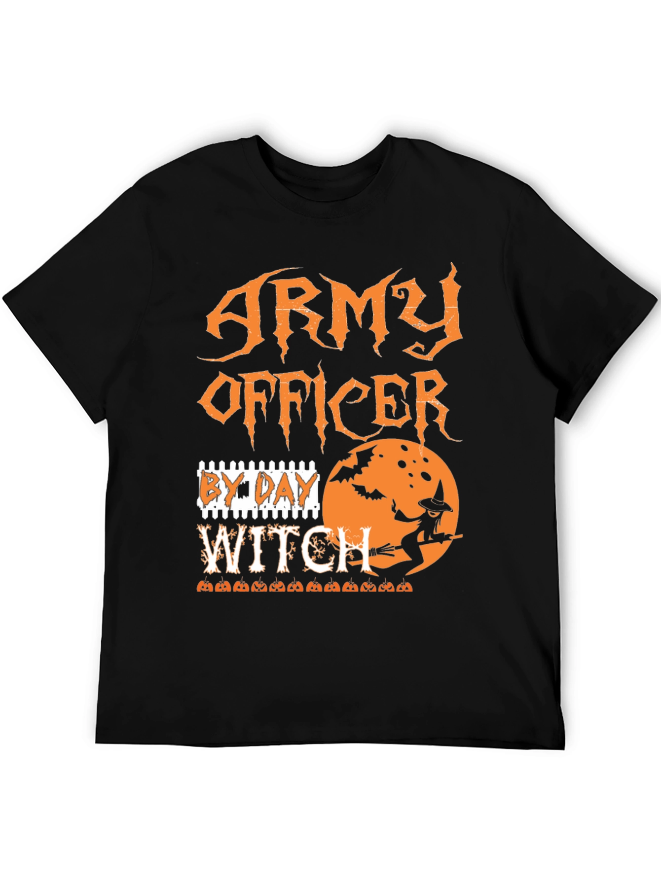 Army Officer By Day Witch T-Shirt
