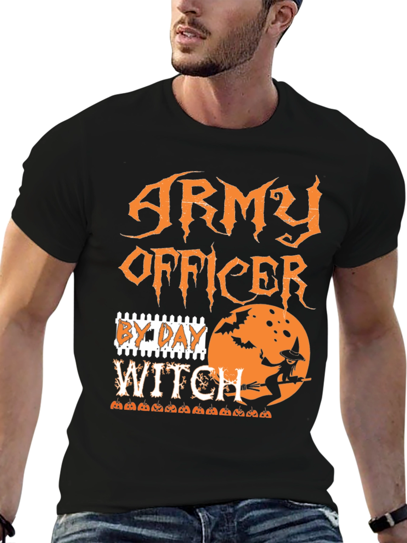 Army Officer By Day Witch T-Shirt