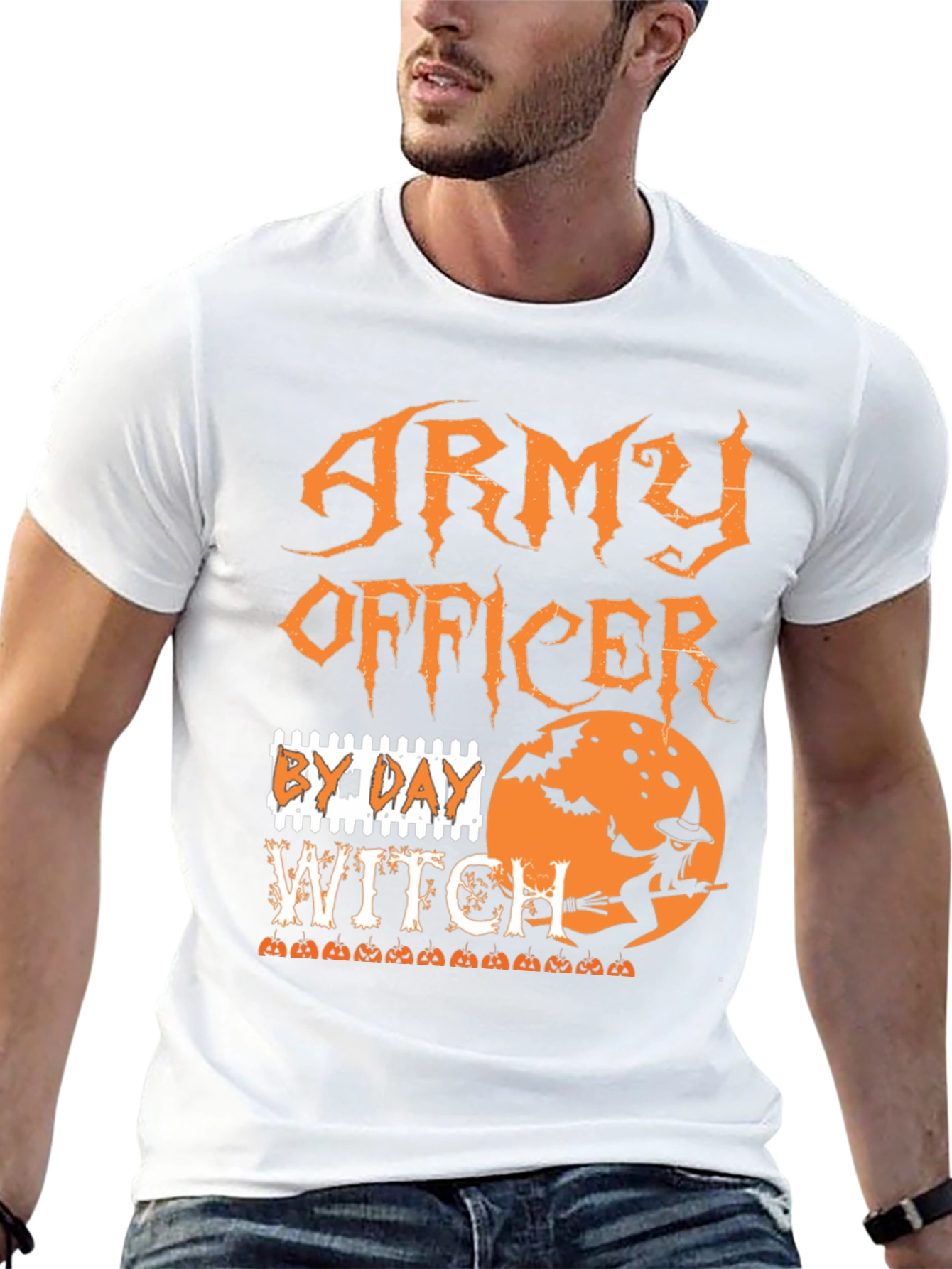 Army Officer By Day Witch T-Shirt