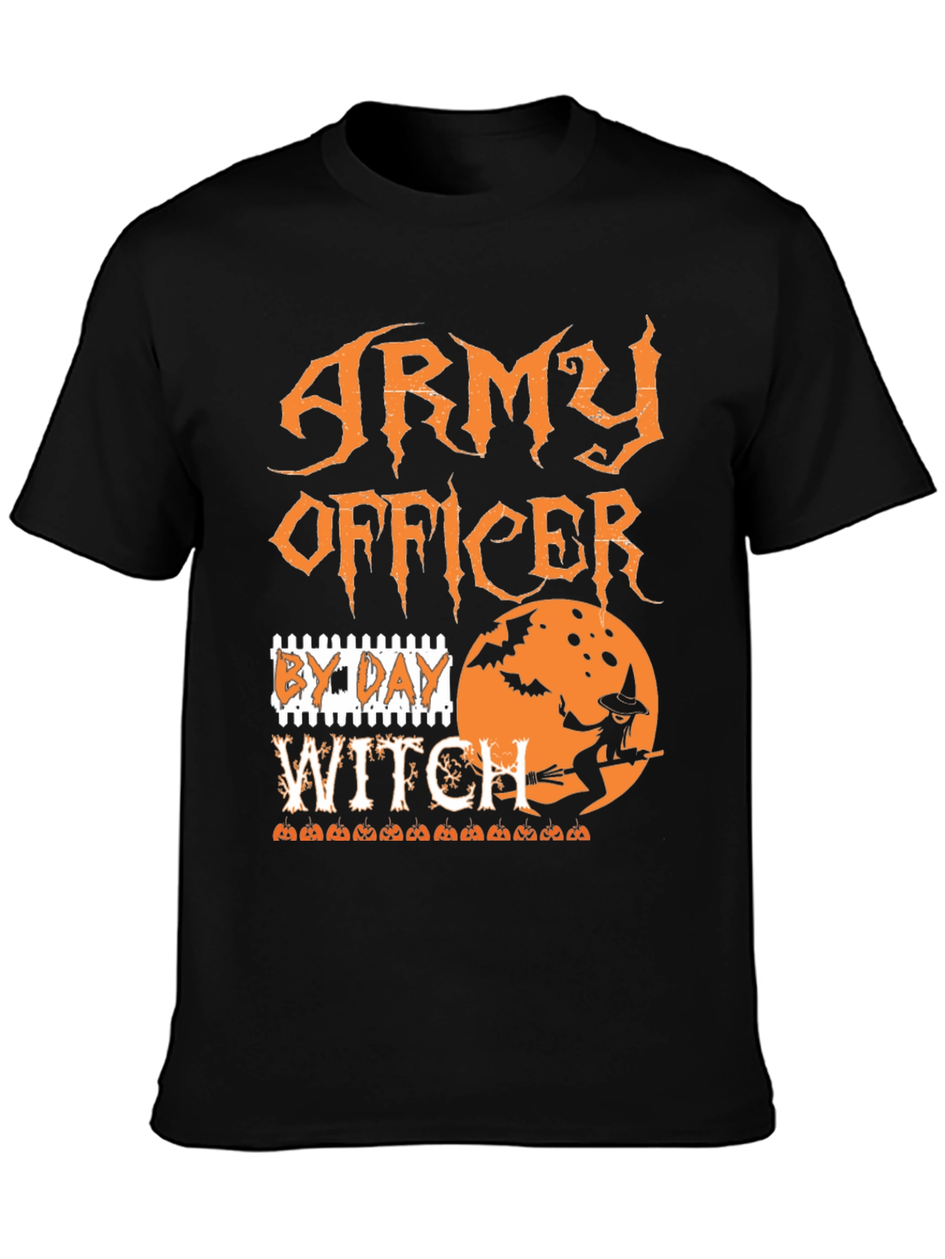 Army Officer By Day Witch T-Shirt