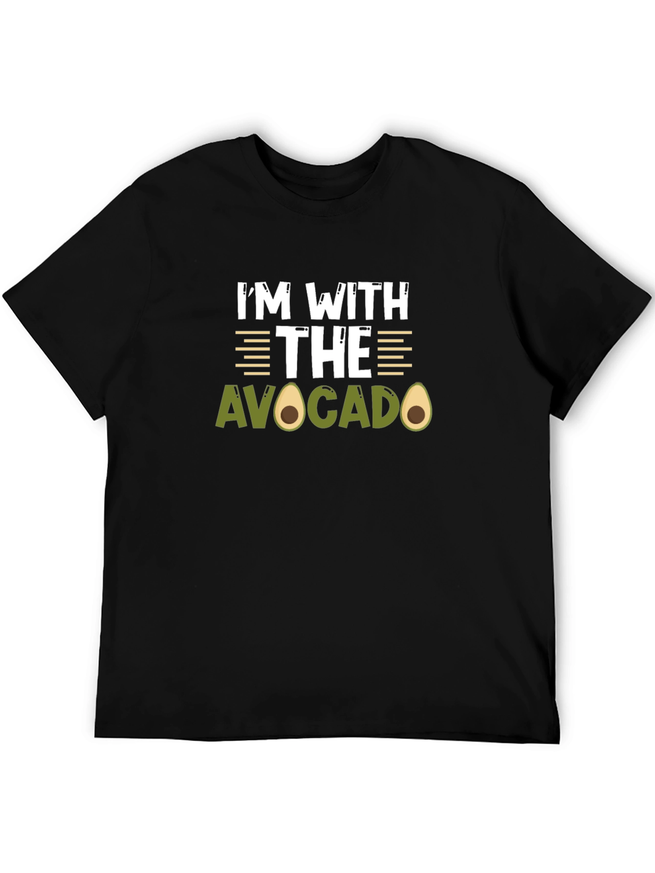Im With The Avocado Funny Graphic T-Shirt