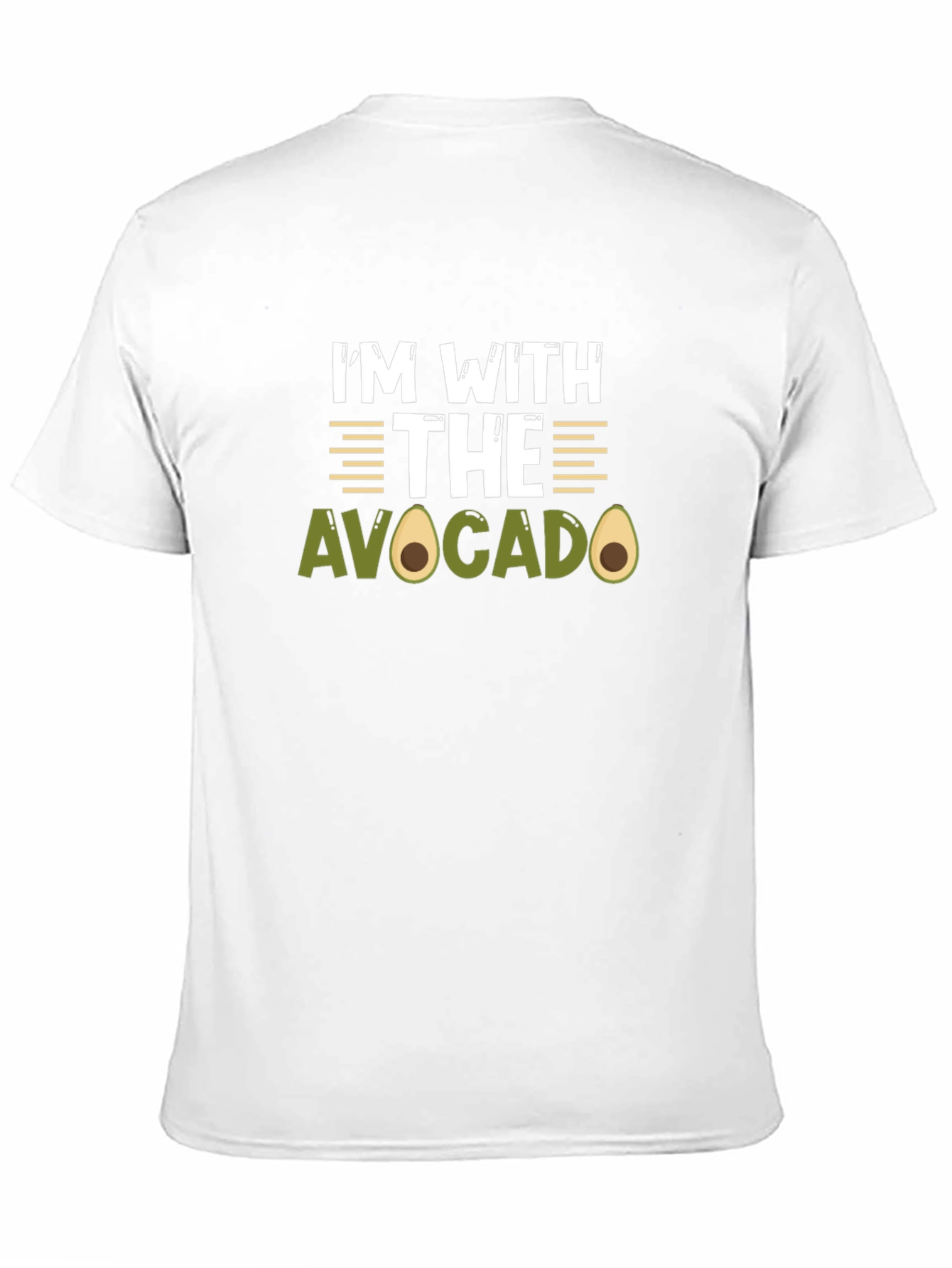 Im With The Avocado Funny Graphic T-Shirt