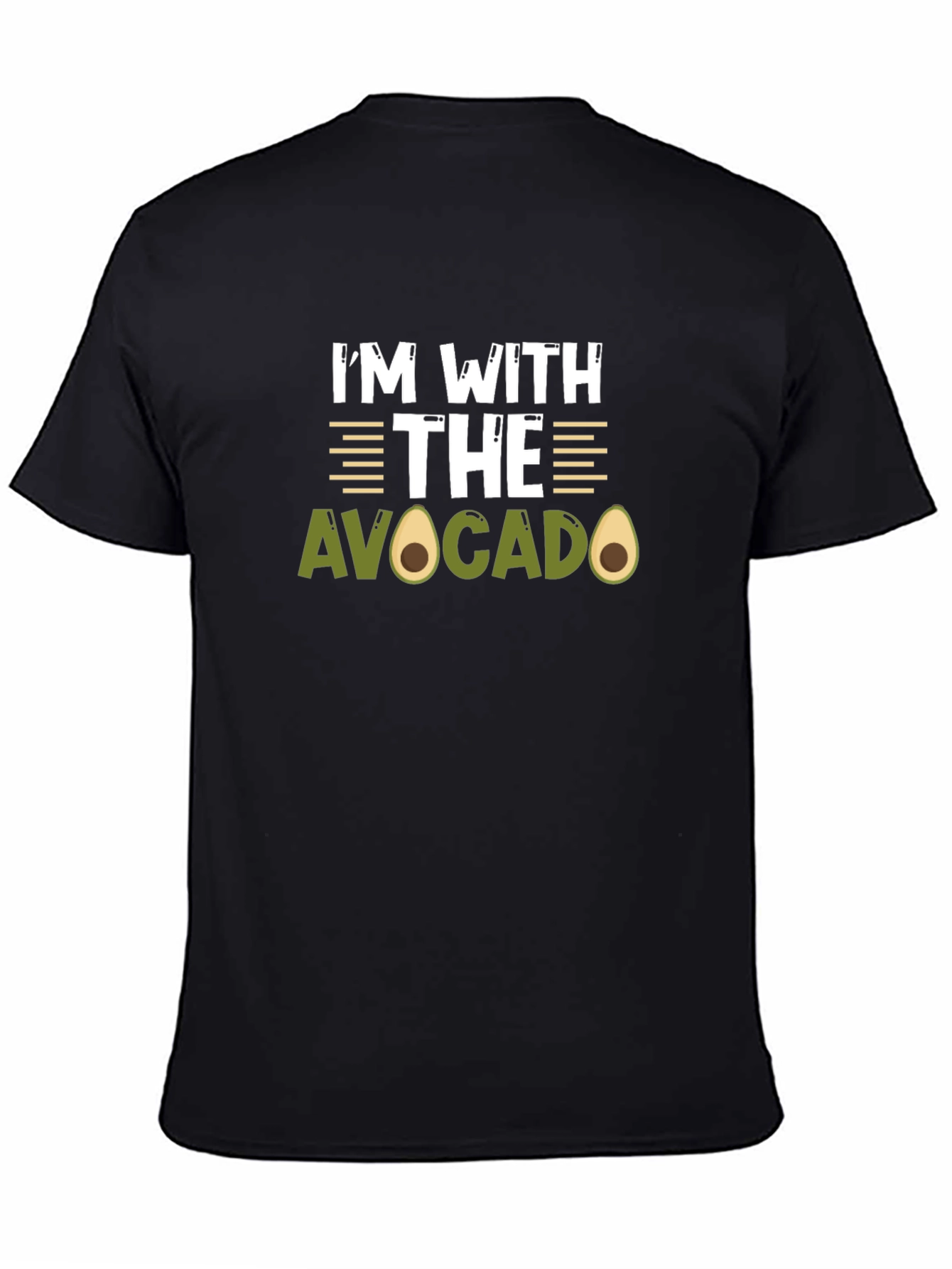 Im With The Avocado Funny Graphic T-Shirt