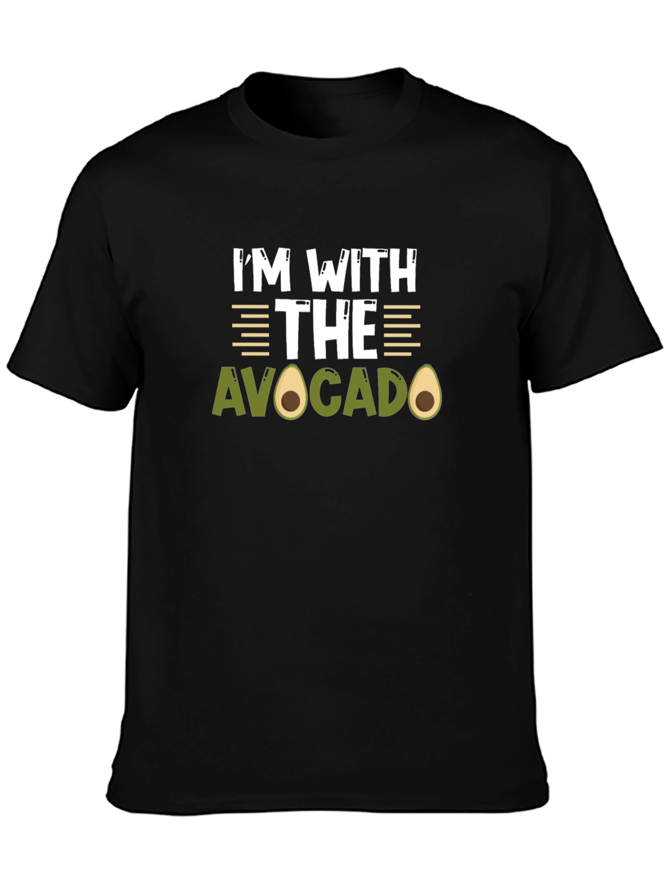 Im With The Avocado Funny Graphic T-Shirt
