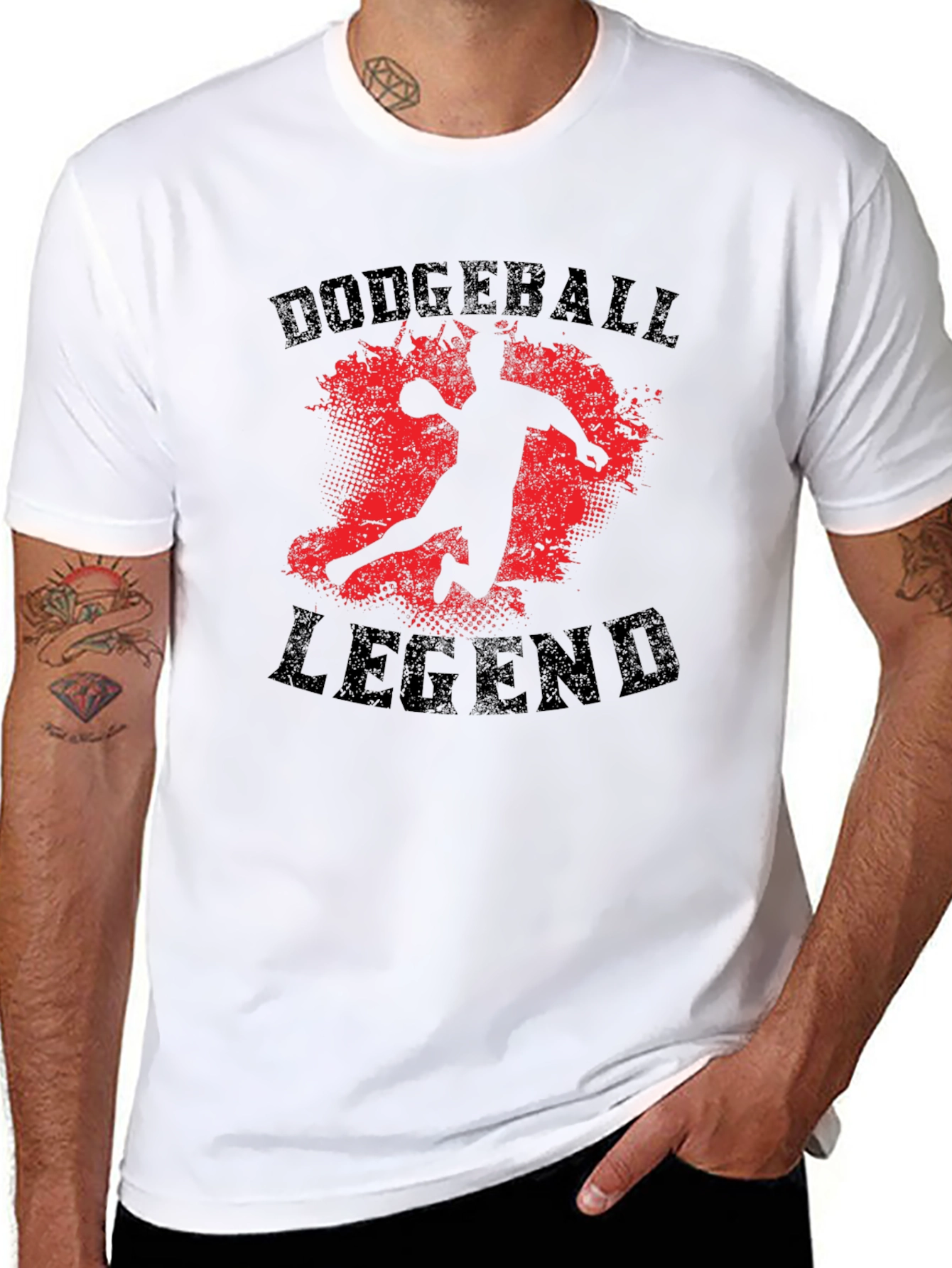 Dodgeball Legend Black T-Shirt