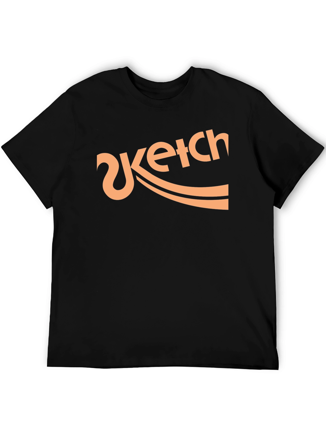 Sketch Logo Black T-Shirt Graphic Tee