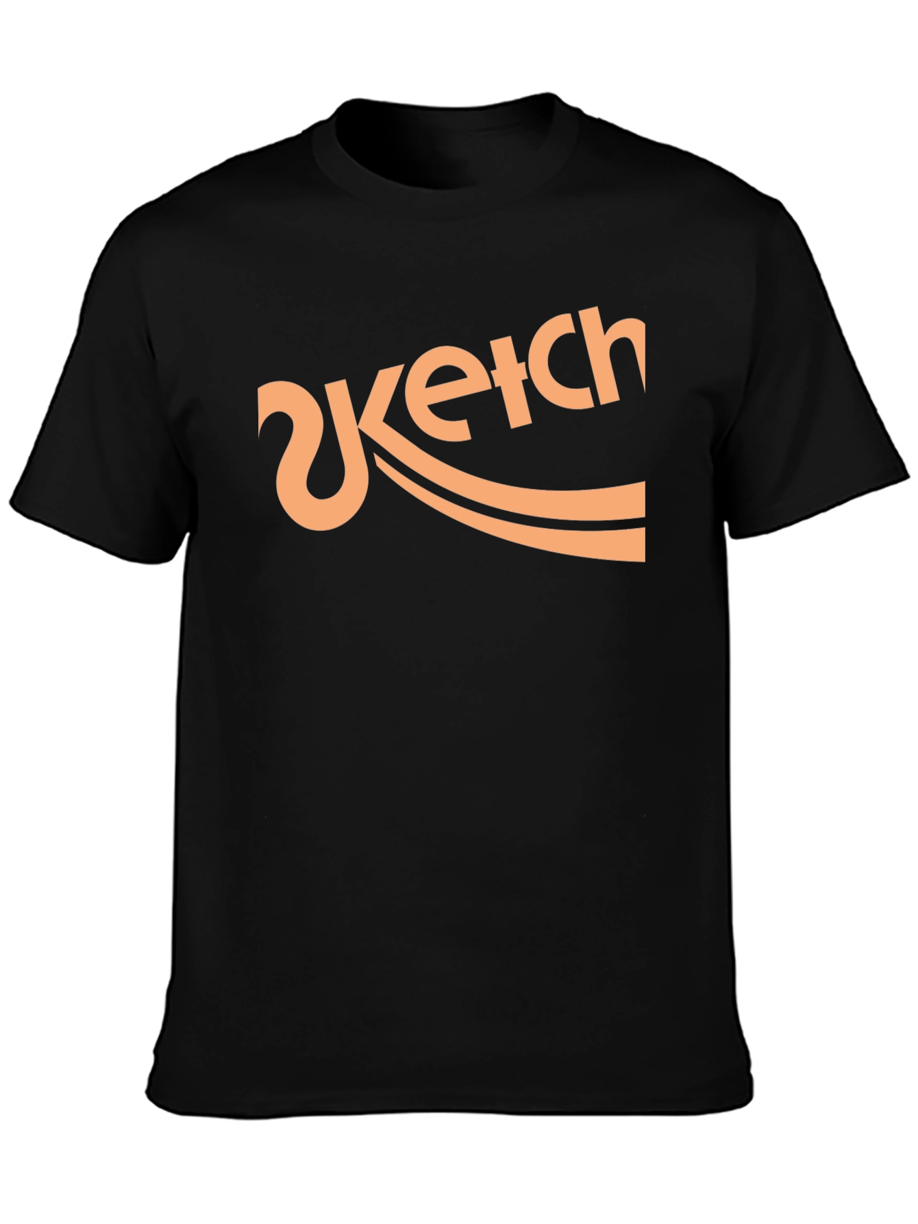 Sketch Logo Black T-Shirt Graphic Tee