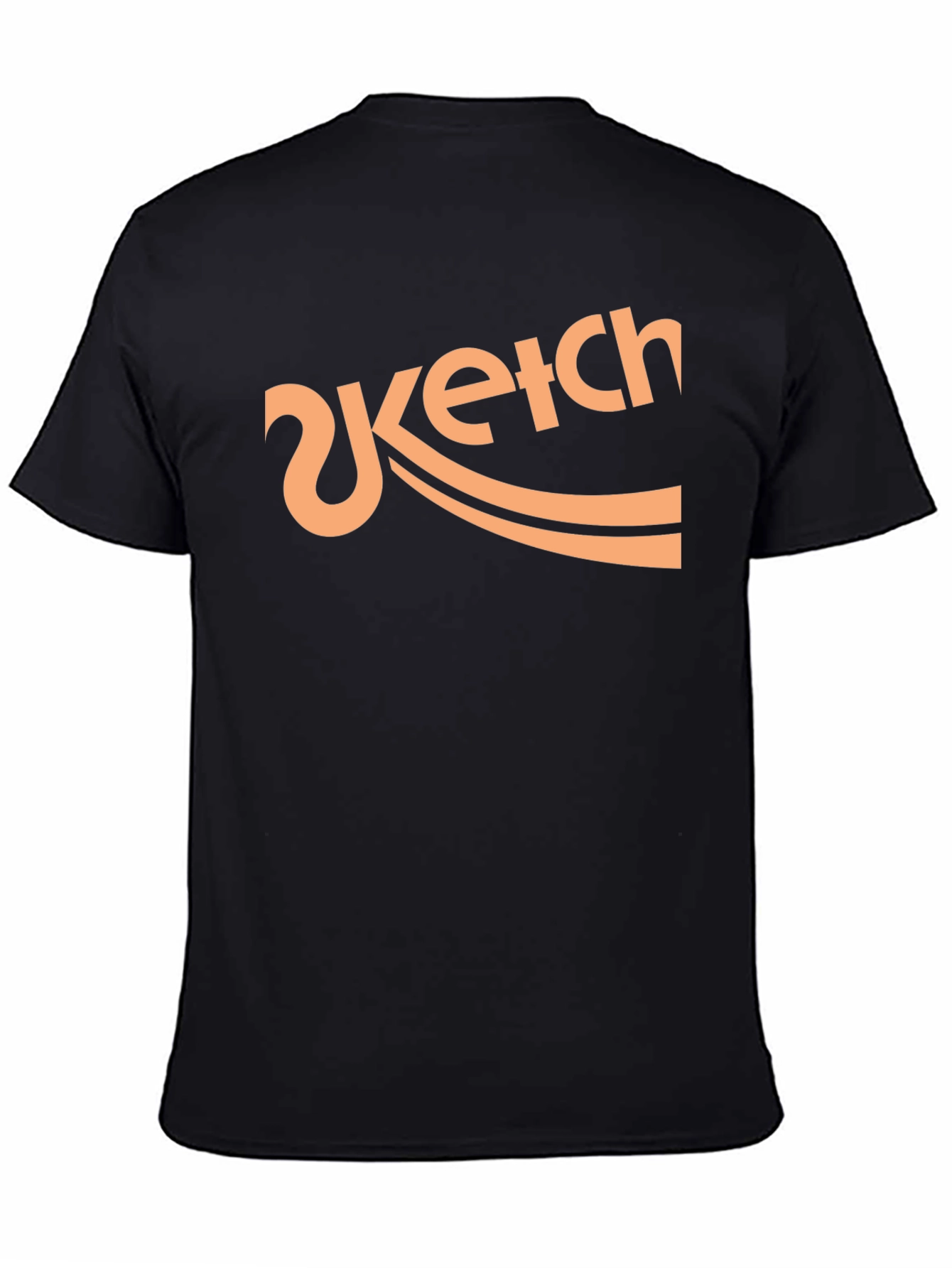Sketch Logo Black T-Shirt Graphic Tee