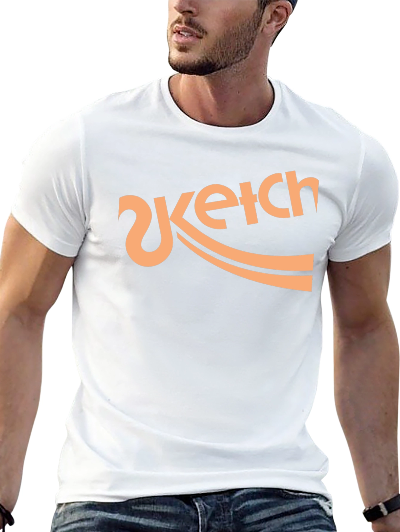 Sketch Logo Black T-Shirt Graphic Tee