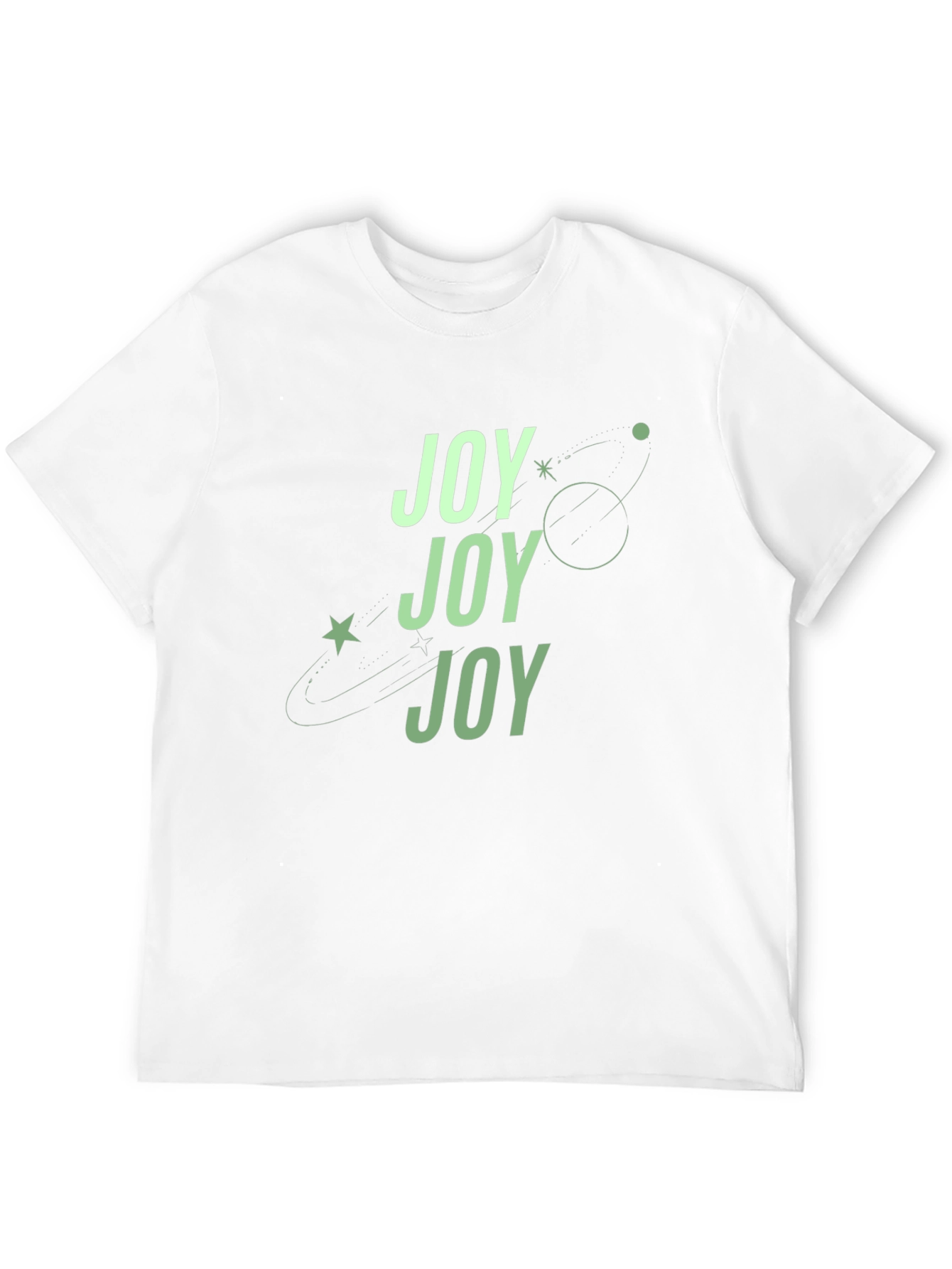 Joyful Black Graphic Tee