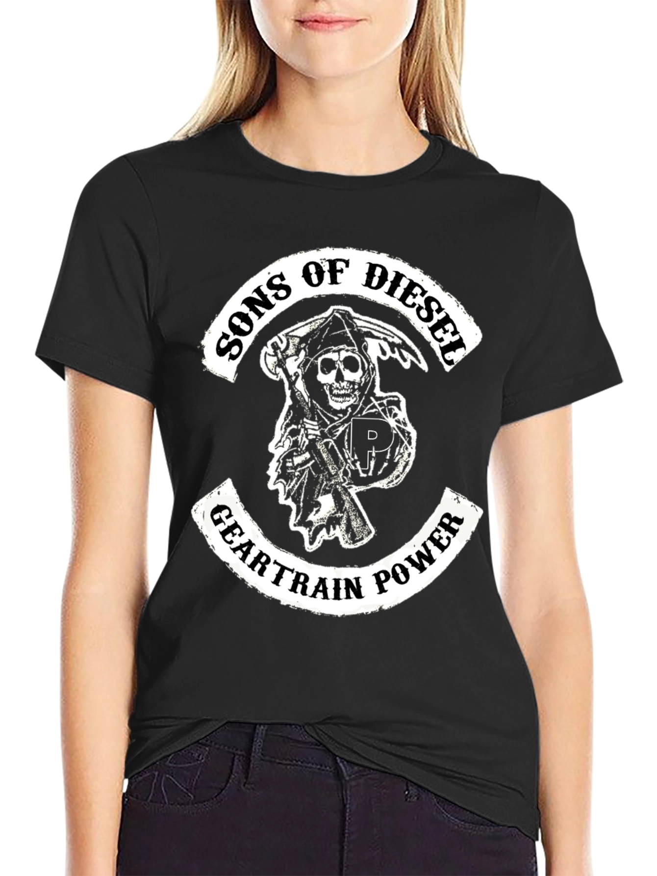 Sons of Diesel Geartrain Power Black T-Shirt