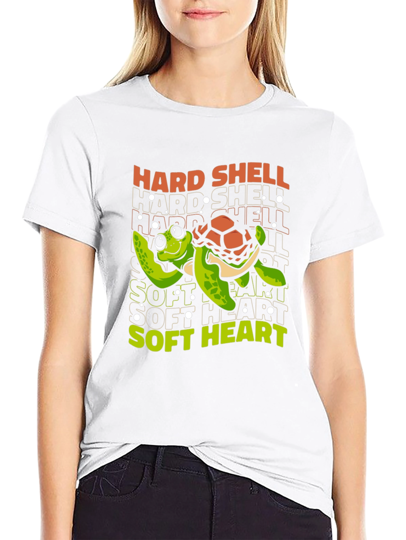 Hard Shell Soft Heart Turtle Graphic Tee