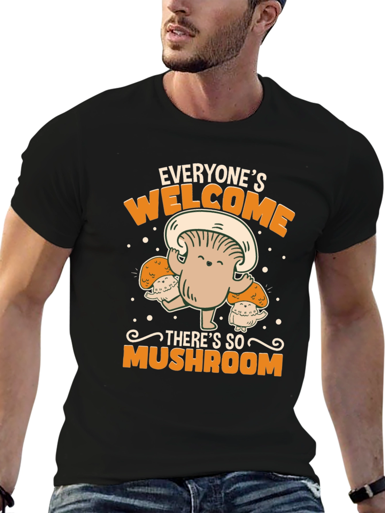 Everyones Welcome Mushroom Graphic Tee