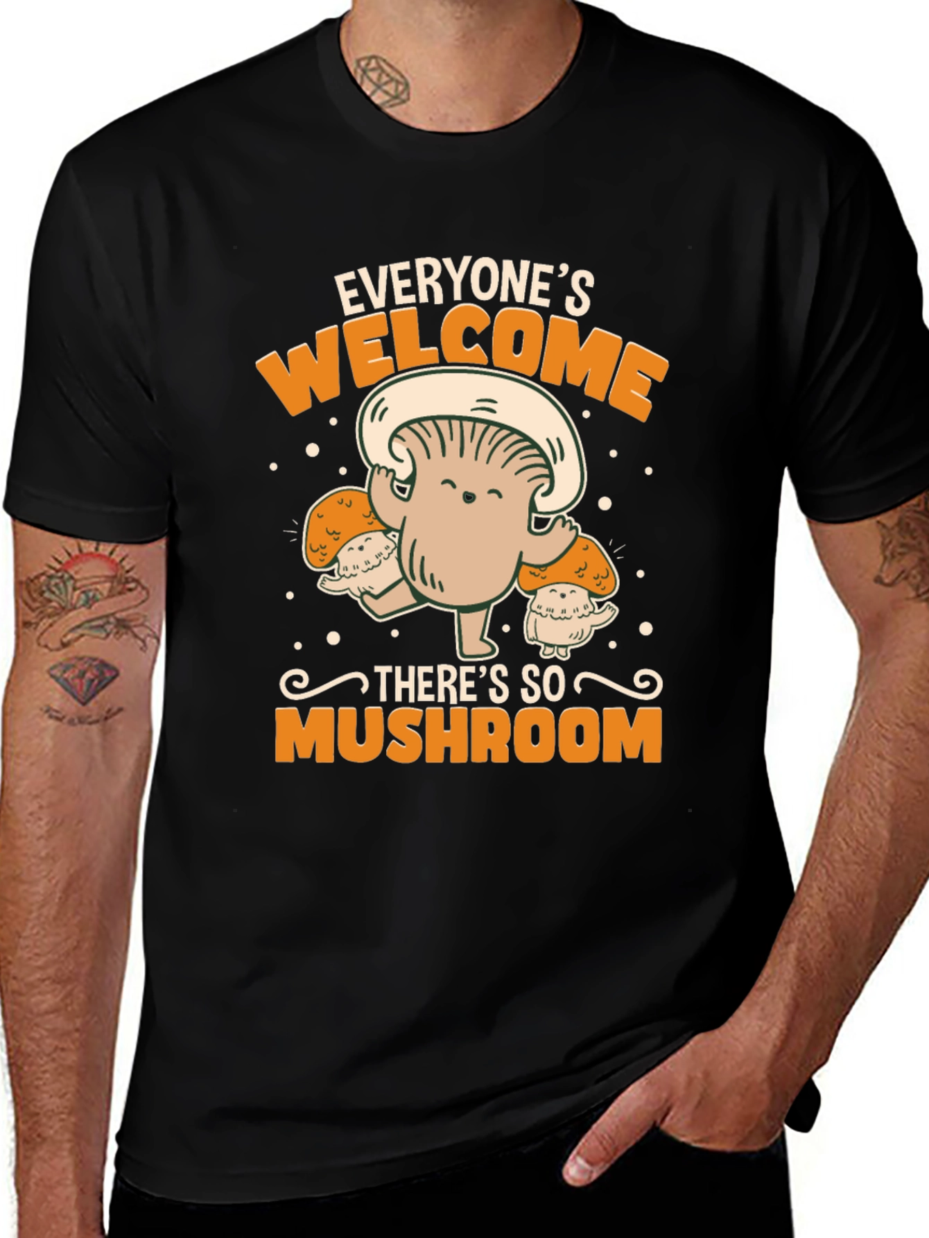 Everyones Welcome Mushroom Graphic Tee