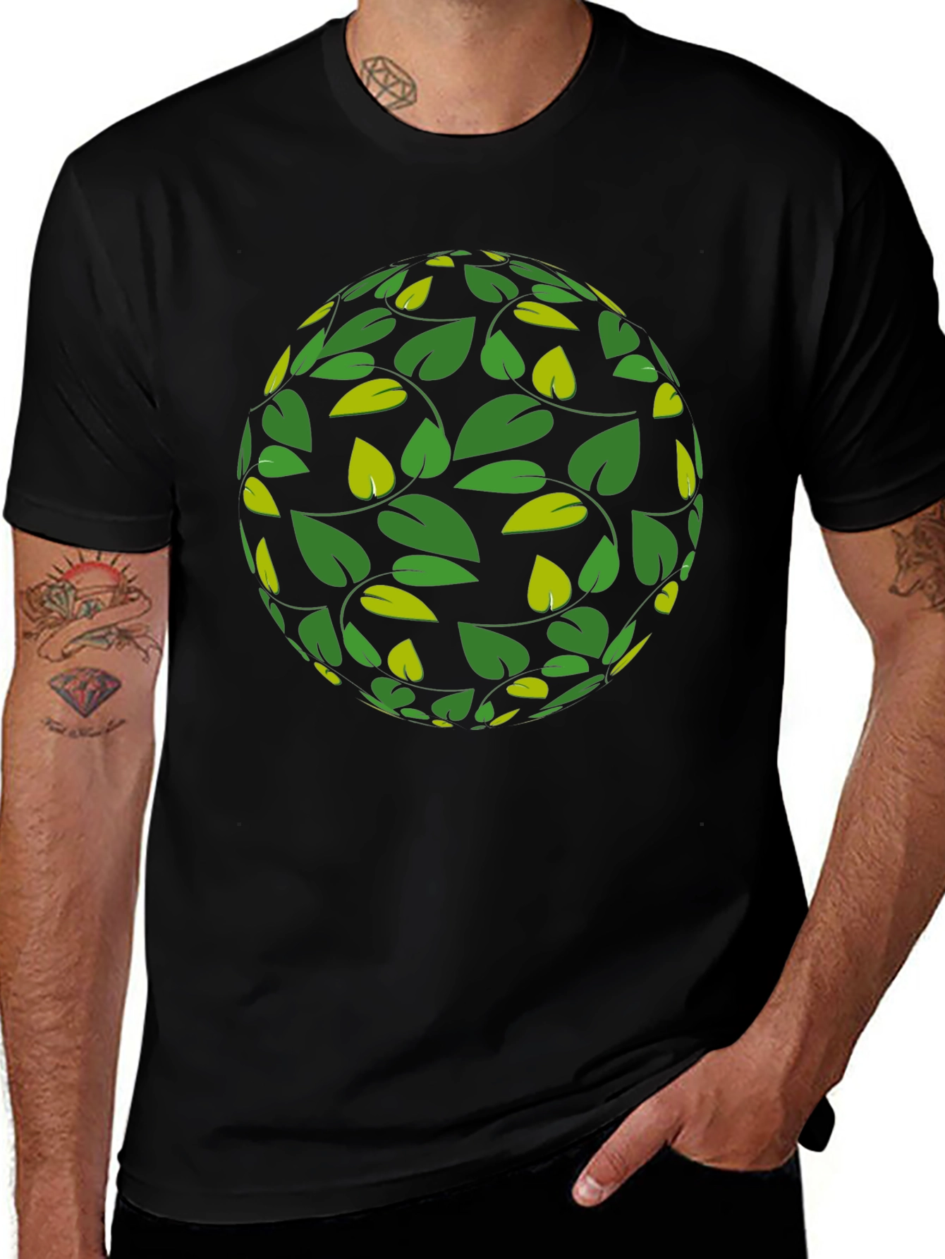 Nature Sphere Black T-Shirt