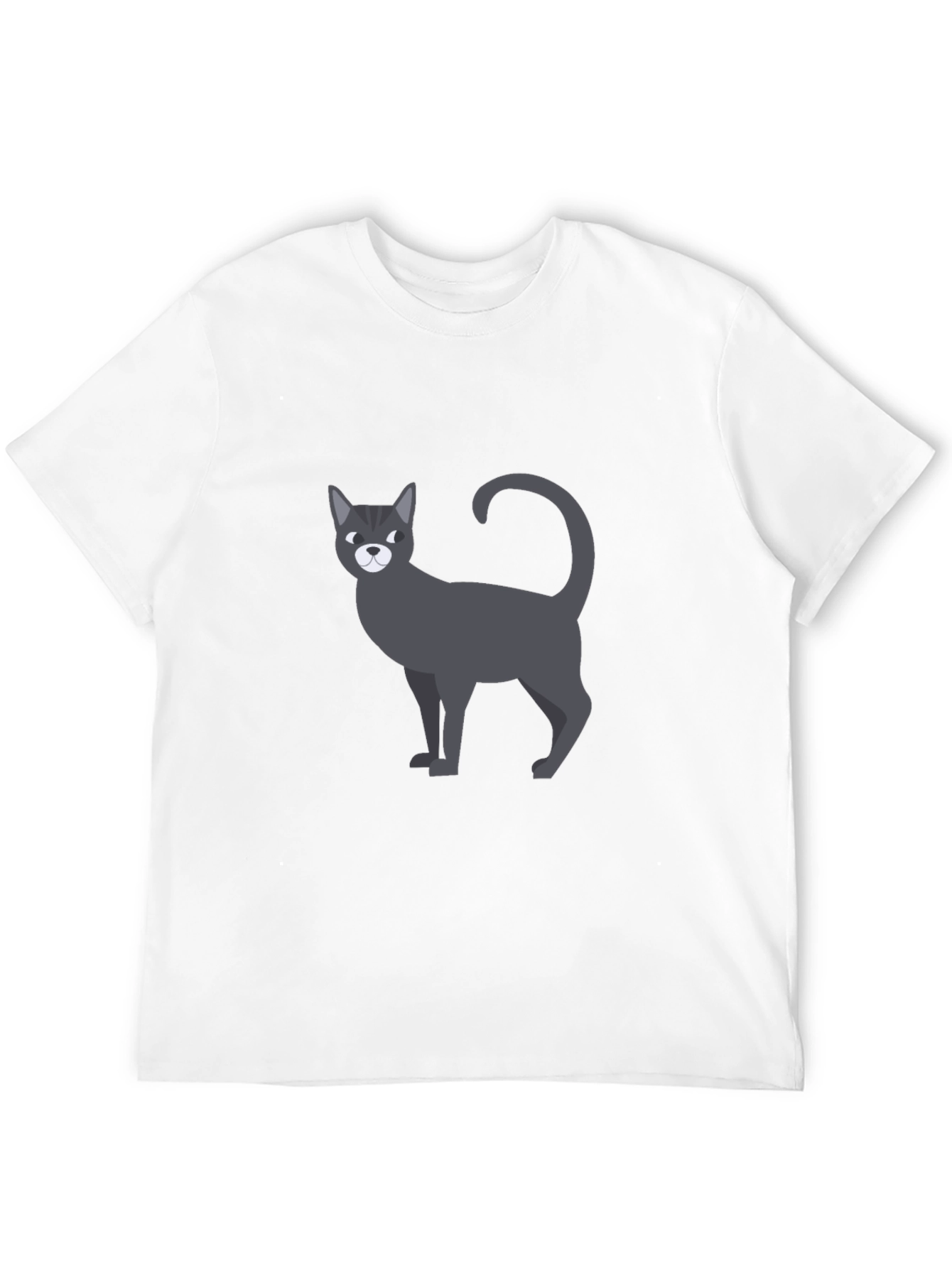 Cool Cat Graphic T-Shirt - Mens Black Tee