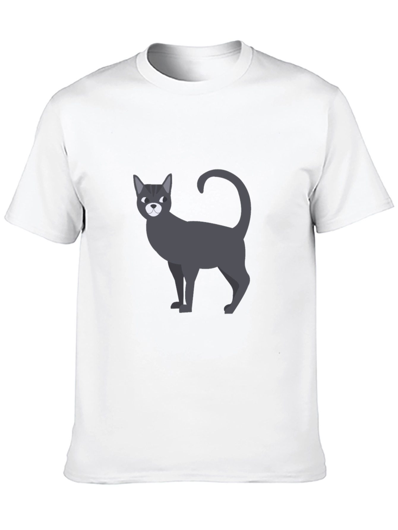 Cool Cat Graphic T-Shirt - Mens Black Tee