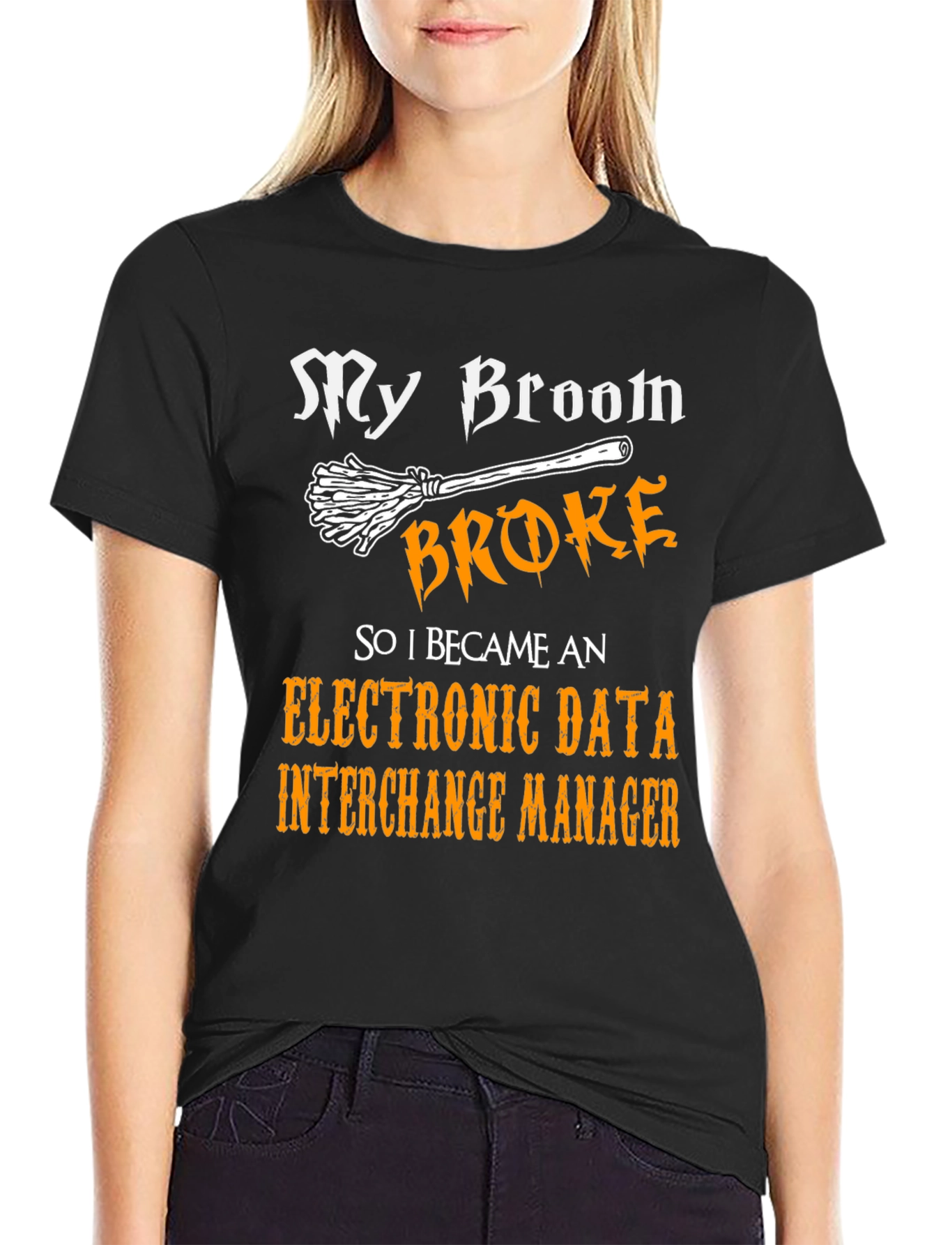 Broke Broom EDI Manager Tee