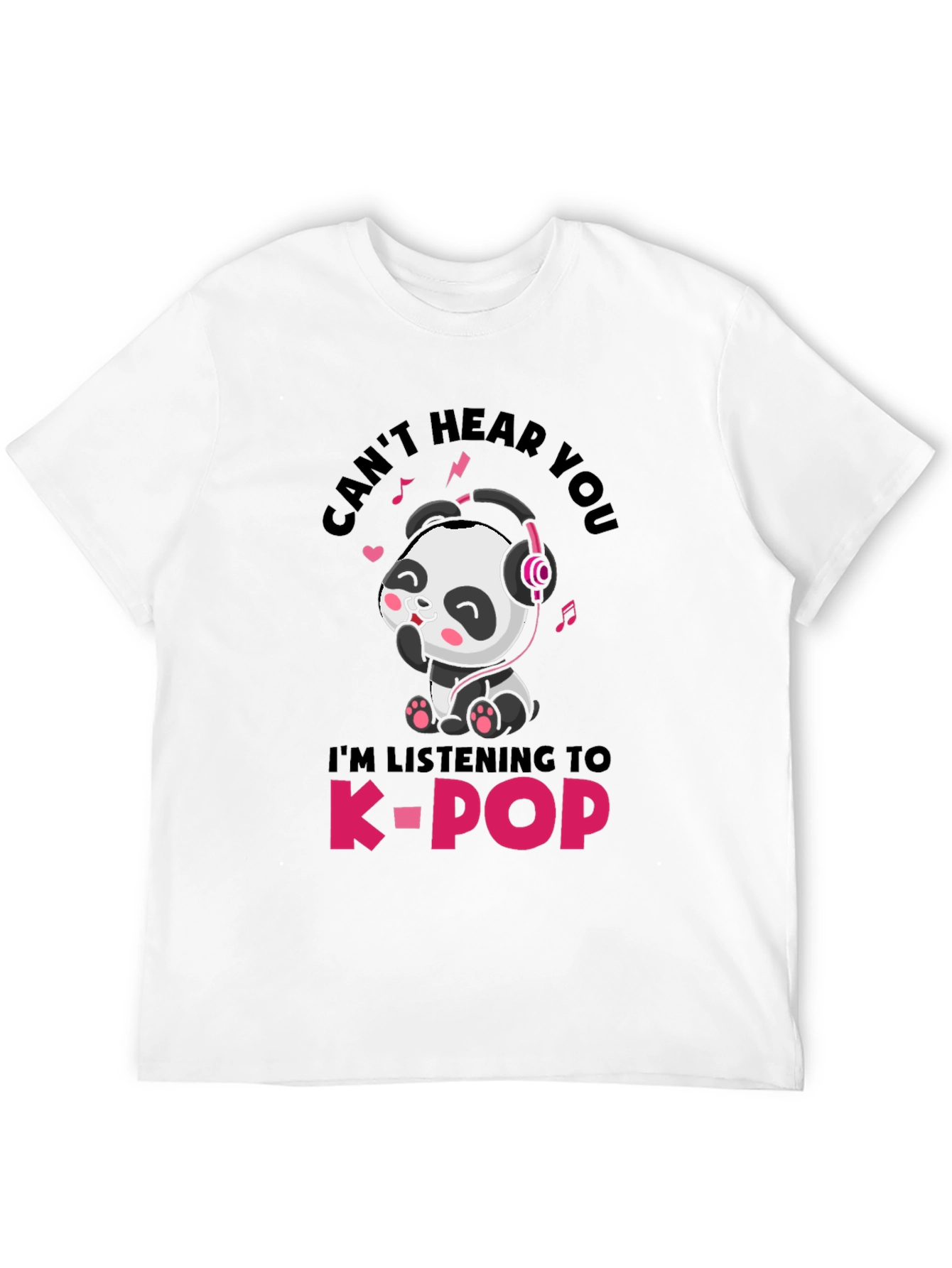Cute Panda K-Pop T-Shirt - Unisex