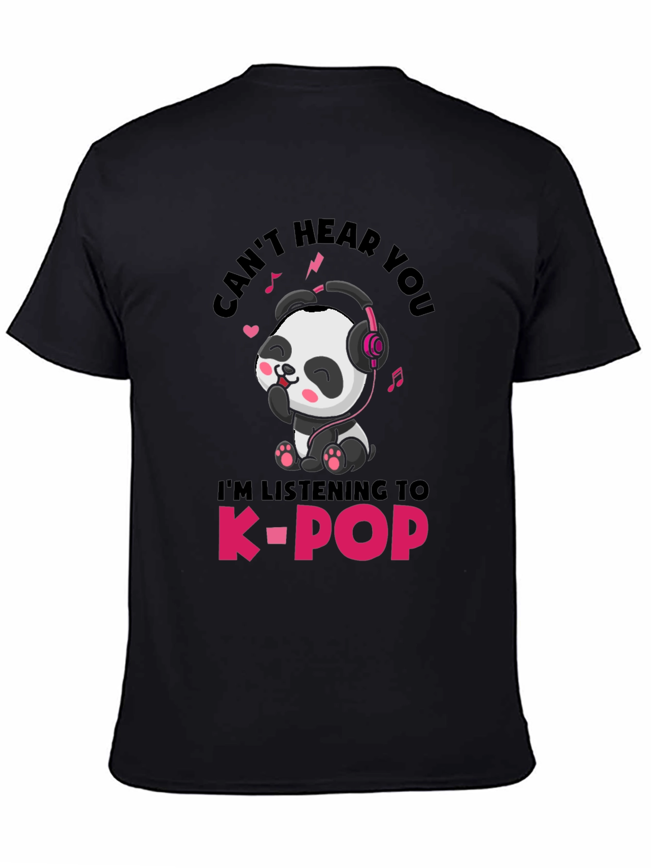 Cute Panda K-Pop T-Shirt - Unisex