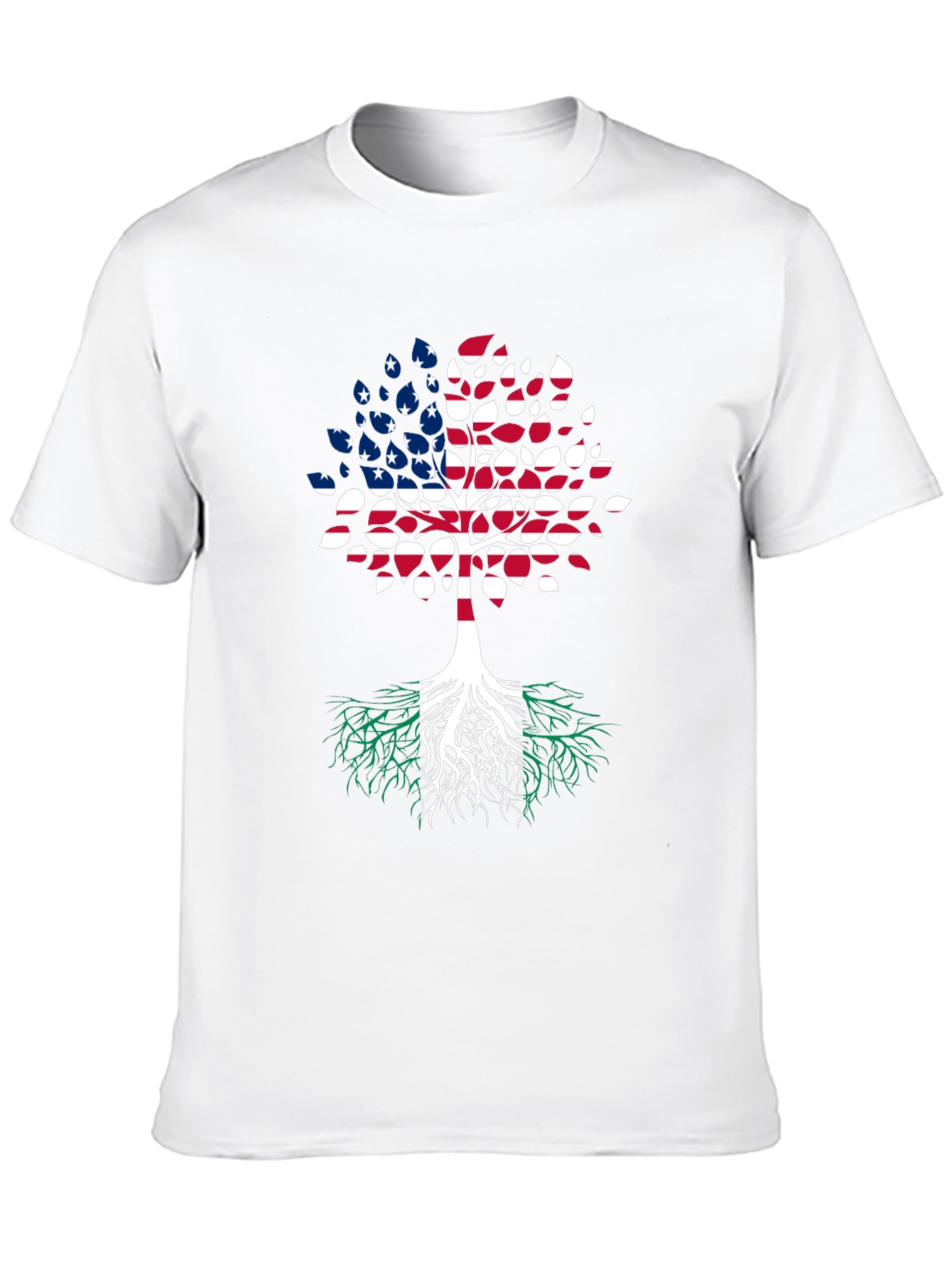 USA Roots T-Shirt Patriotic Graphic Tee