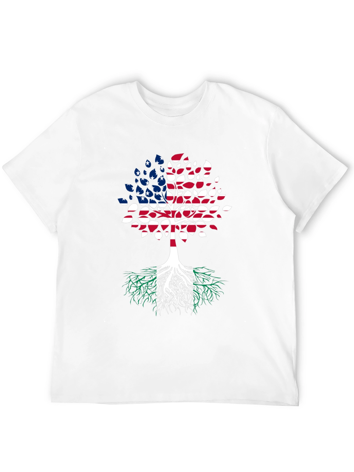 USA Roots T-Shirt Patriotic Graphic Tee