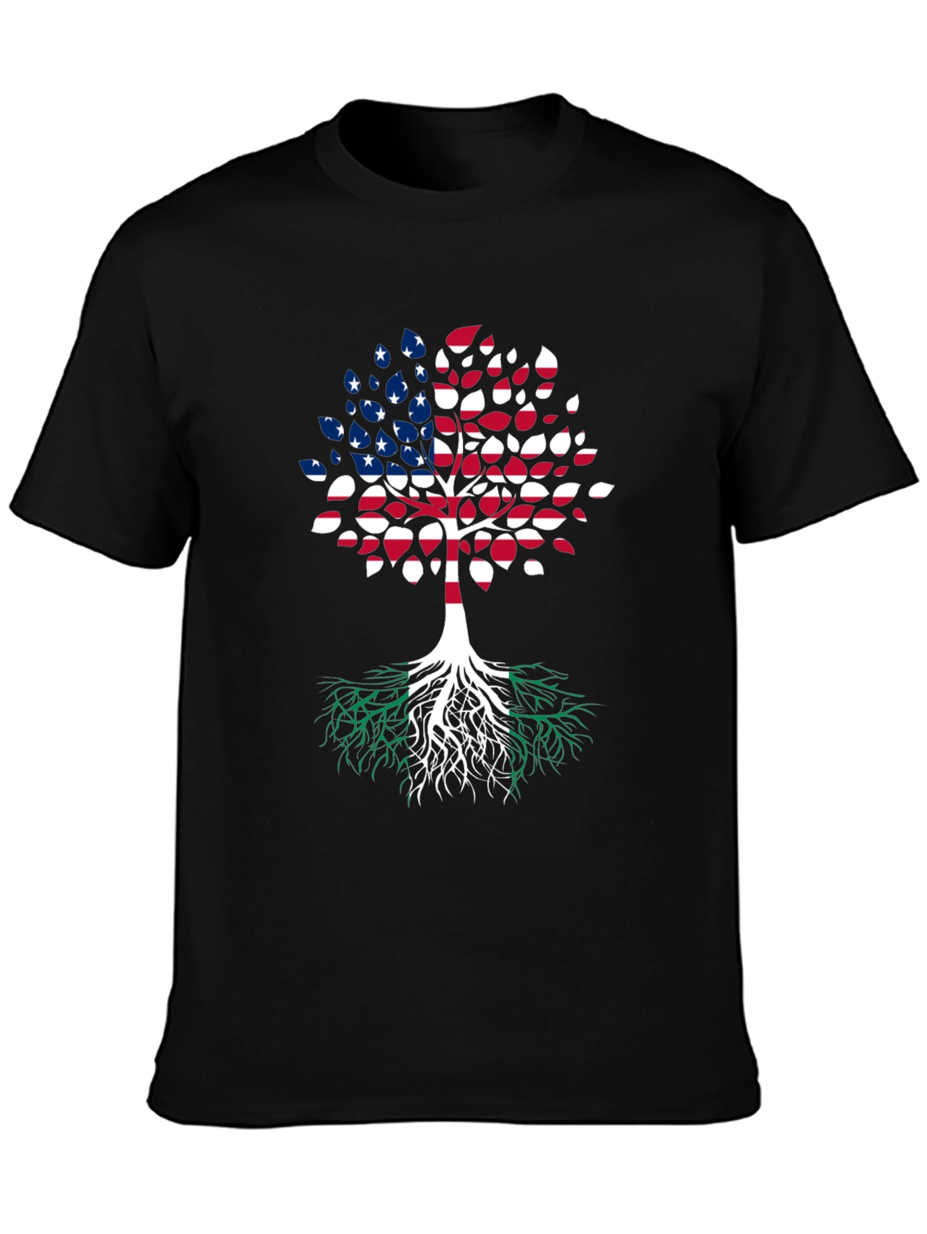 USA Roots T-Shirt Patriotic Graphic Tee