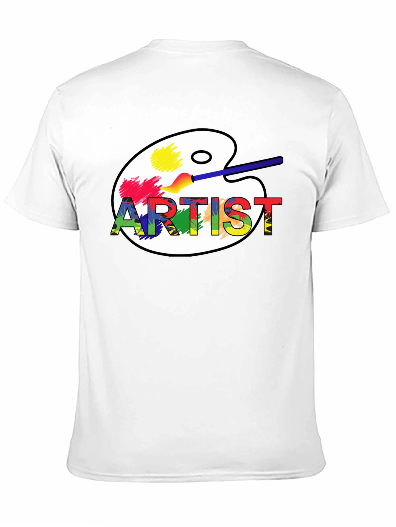 Artist Palette Graphic T-Shirt - Creative Style