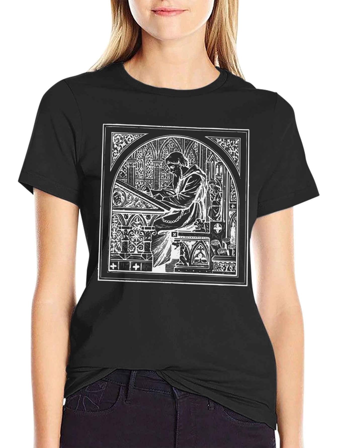 Monk Architect Black T-Shirt