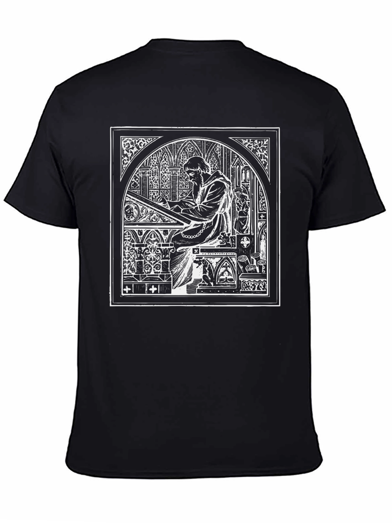 Monk Architect Black T-Shirt