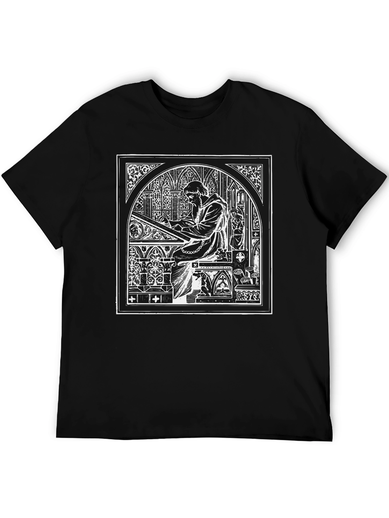 Monk Architect Black T-Shirt