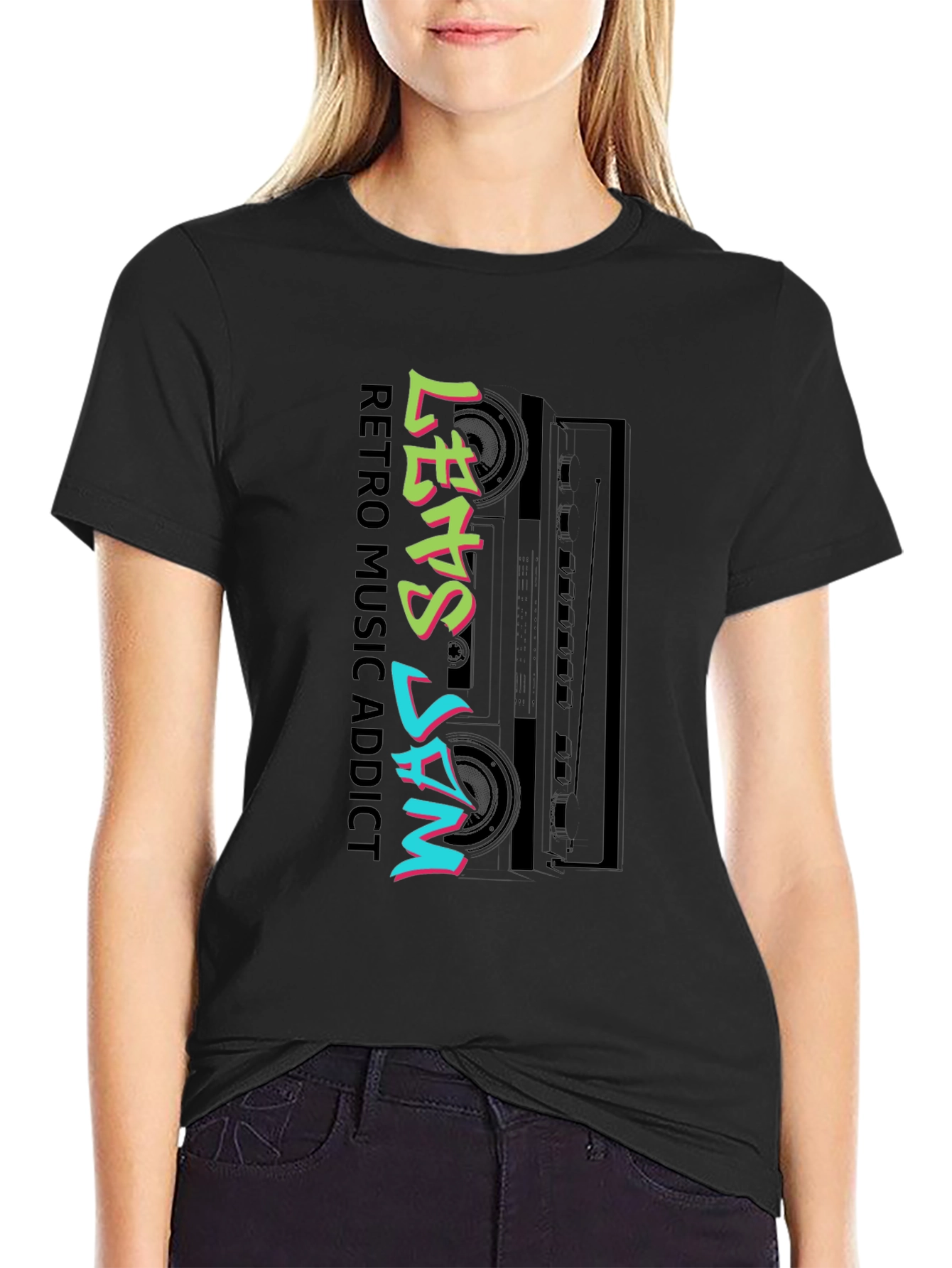 Retro Music Addict Tee