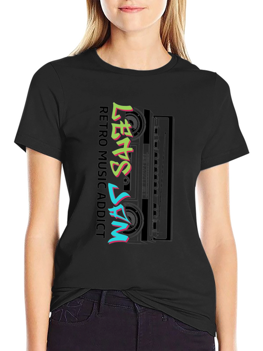 Retro Music Addict Tee