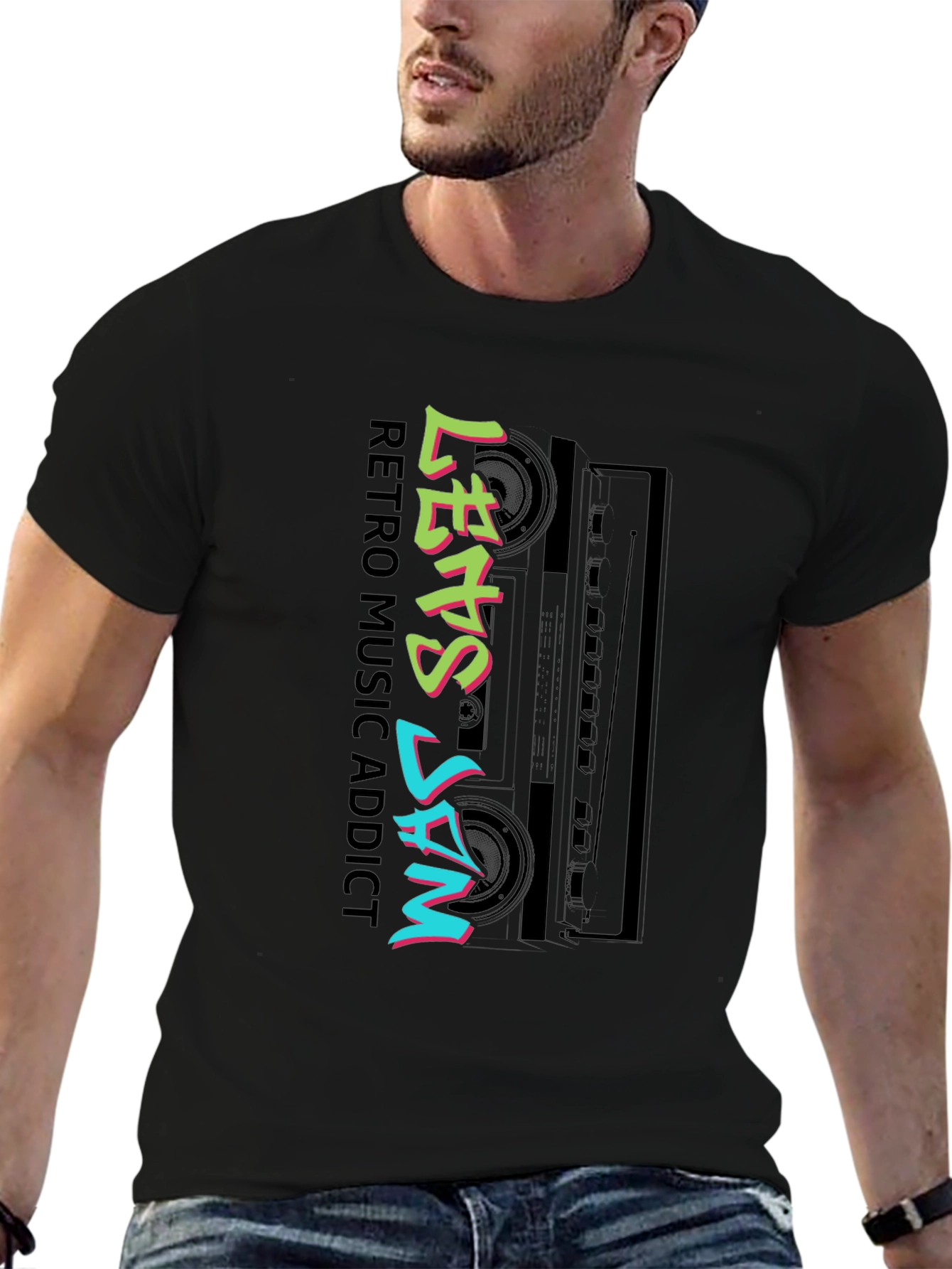 Retro Music Addict Tee