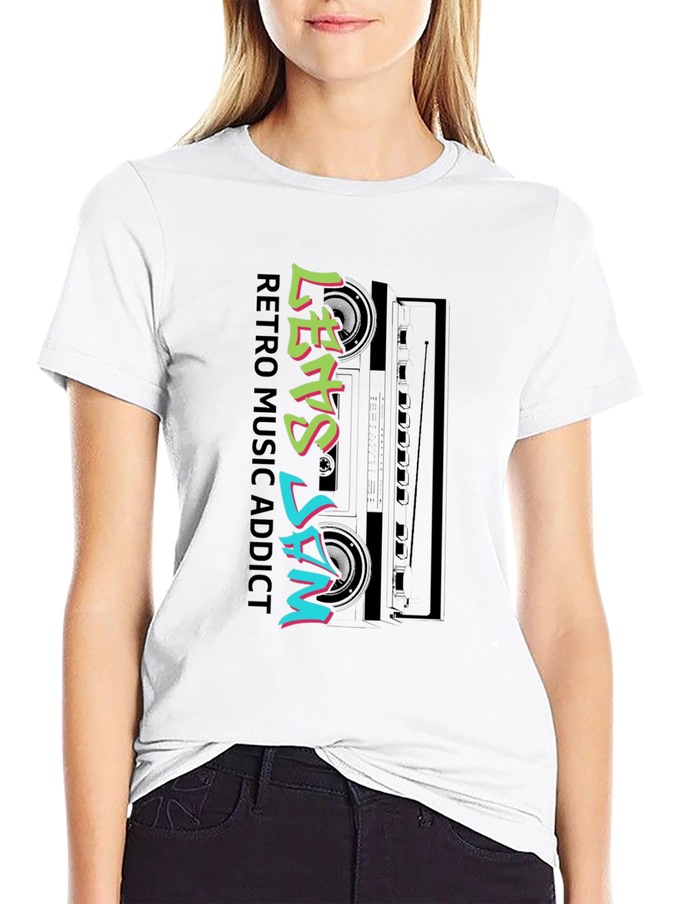Retro Music Addict Tee