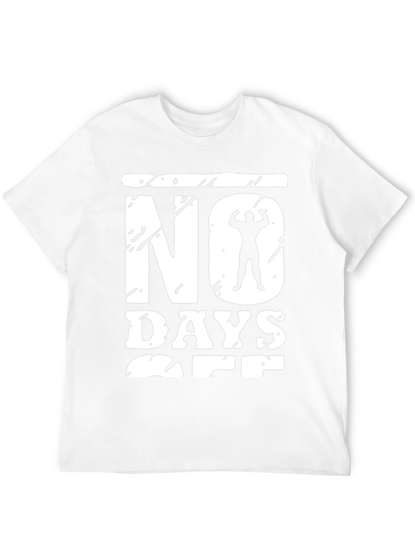 No Days Off Graphic T-Shirt Black