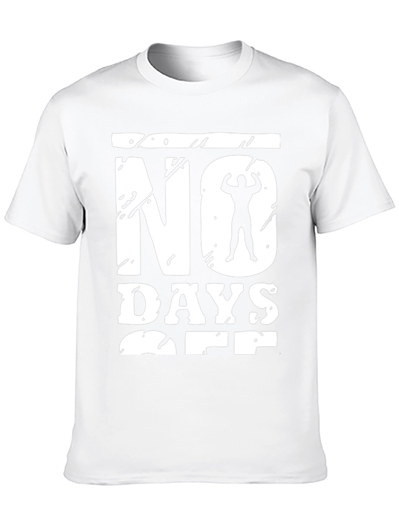 No Days Off Graphic T-Shirt Black